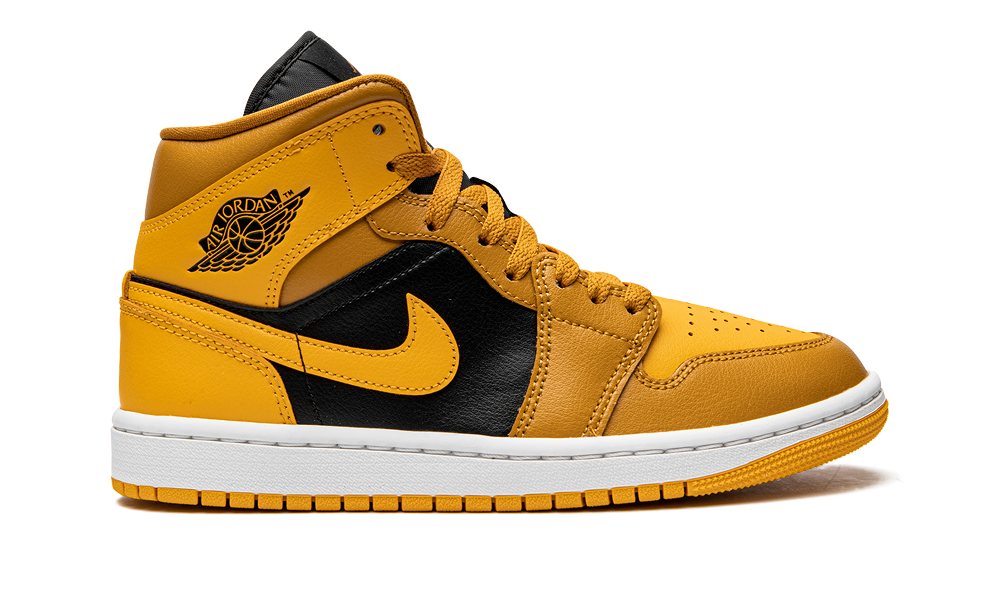 jordan 1 mid chutney taxi women s+BQ6472-700+right view