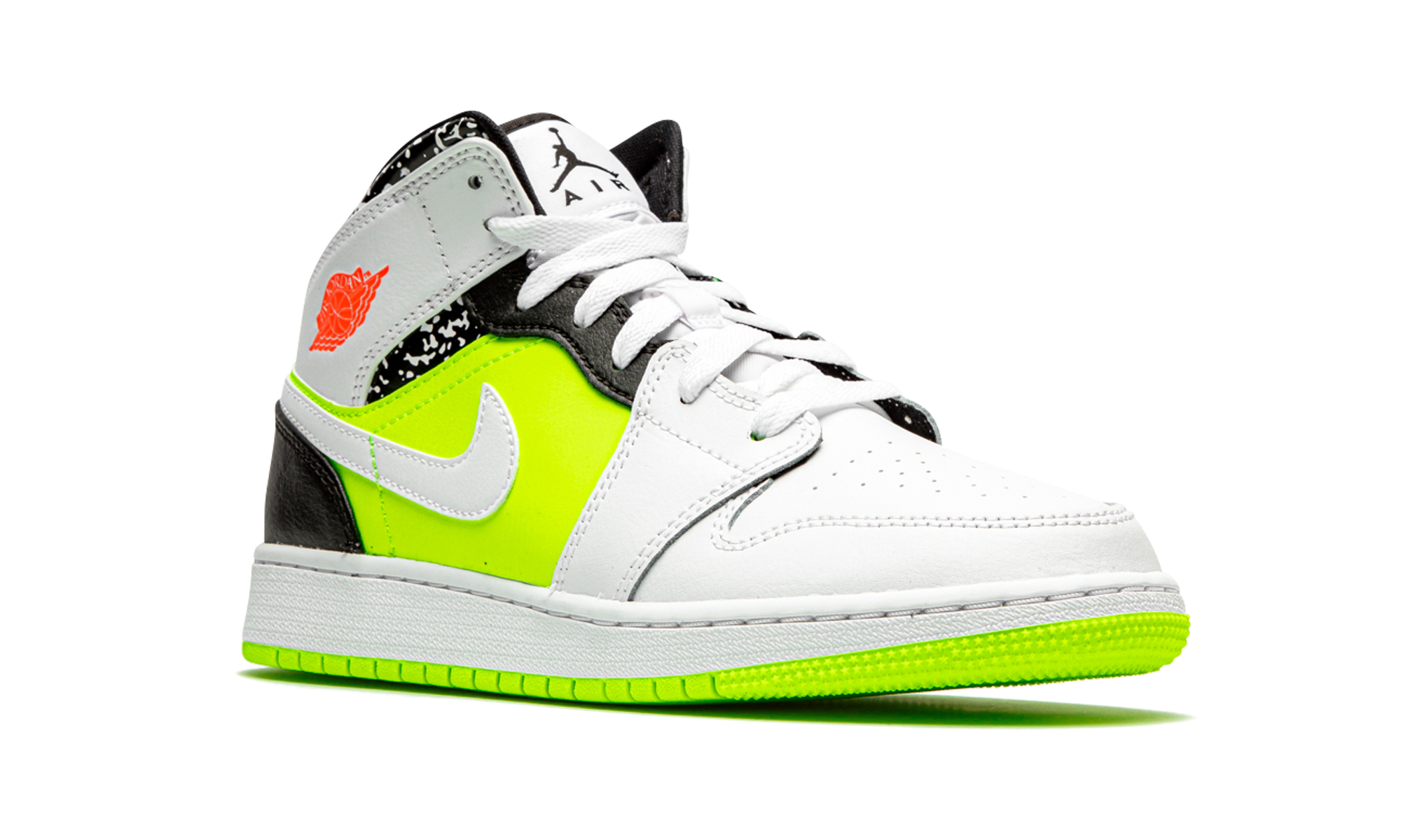 jordan 1 mid composition notebook gs+554725-870+diagnol right view