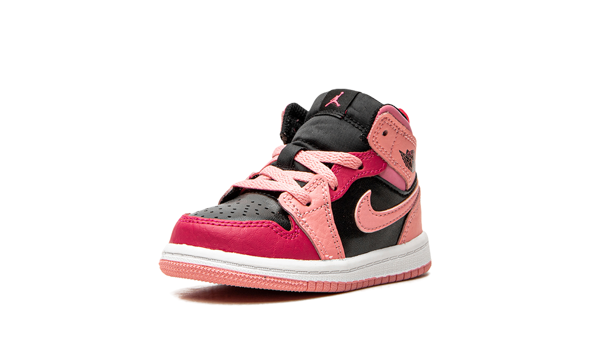 jordan 1 mid coral chalk td+640735-662+left diagnol single view
