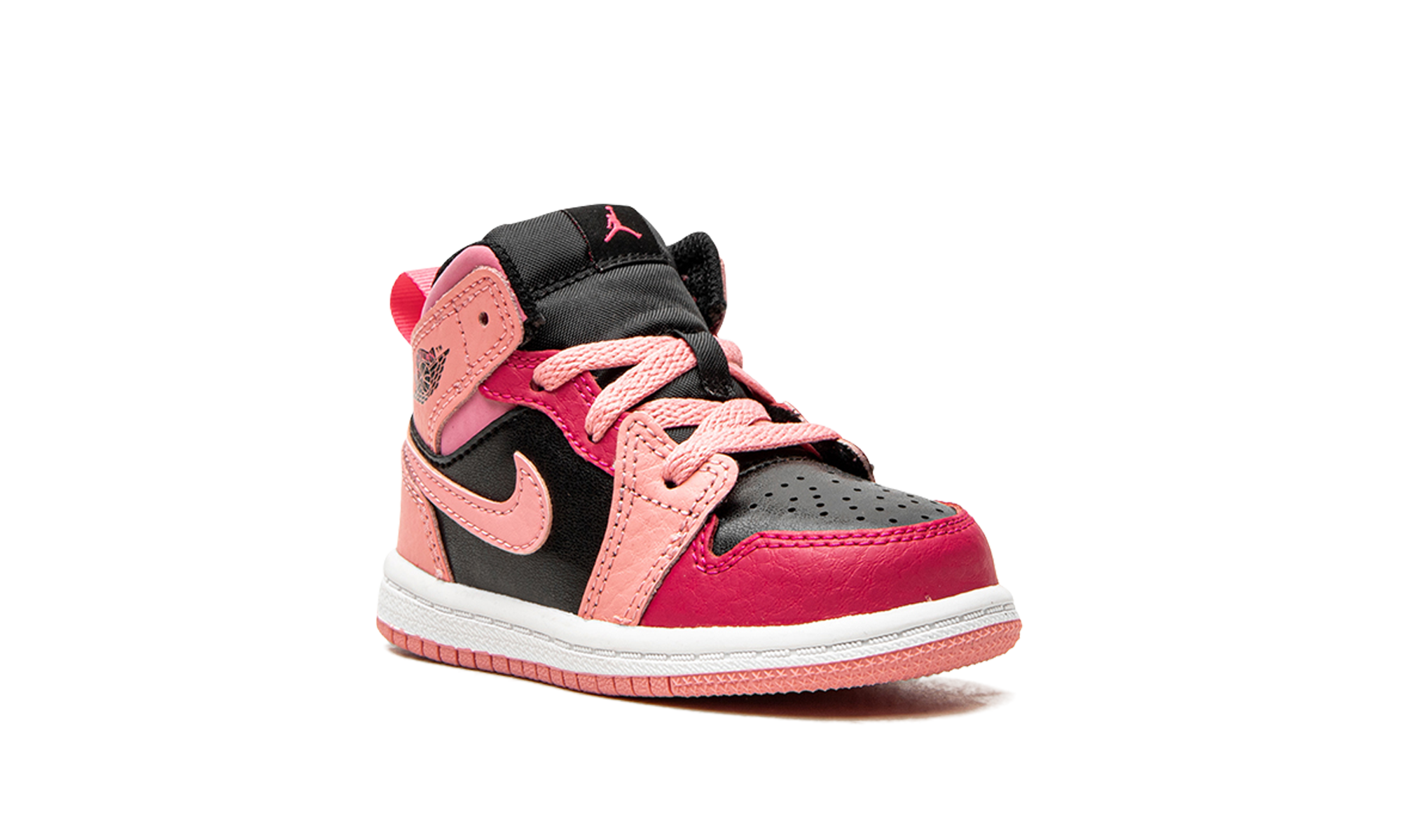 jordan 1 mid coral chalk td+640735-662+diagnol right view