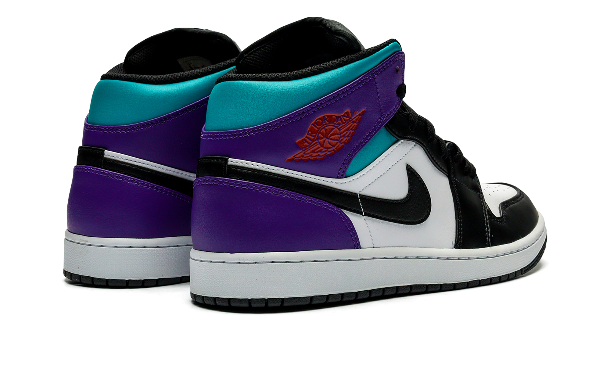 jordan 1 mid court purple tropical twist+DQ8426-154+diagnol right behind view
