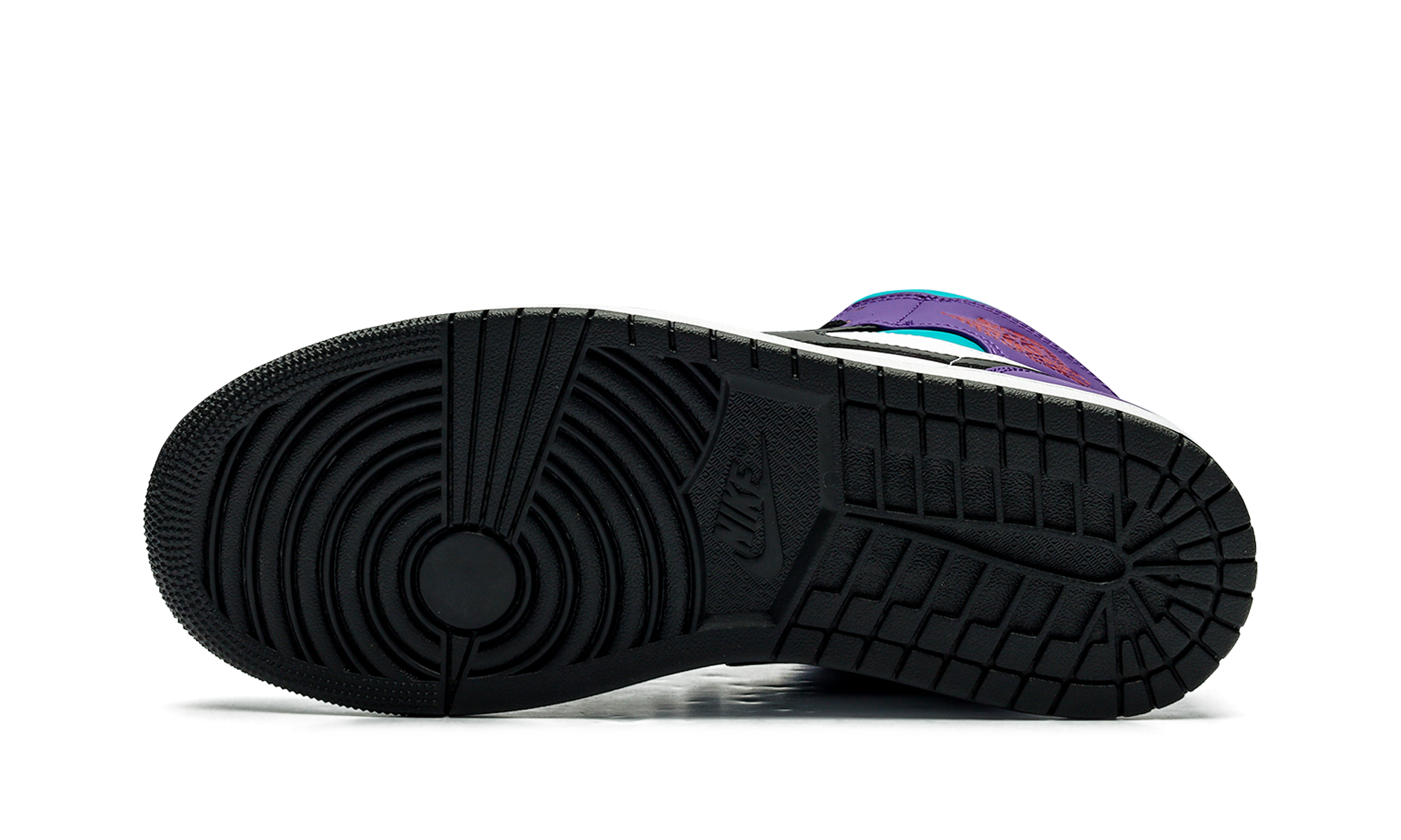 jordan 1 mid court purple tropical twist+DQ8426-154+bottom view