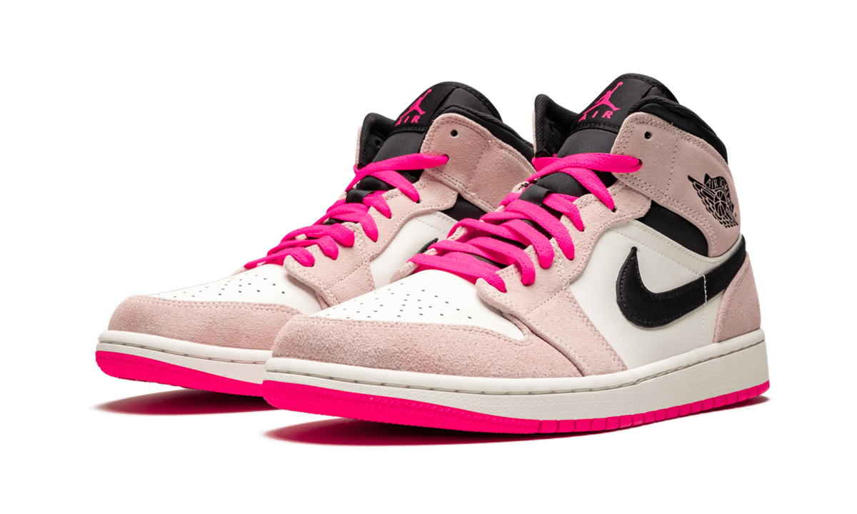 jordan 1 mid crimson tint+852542-801+diagnol left view