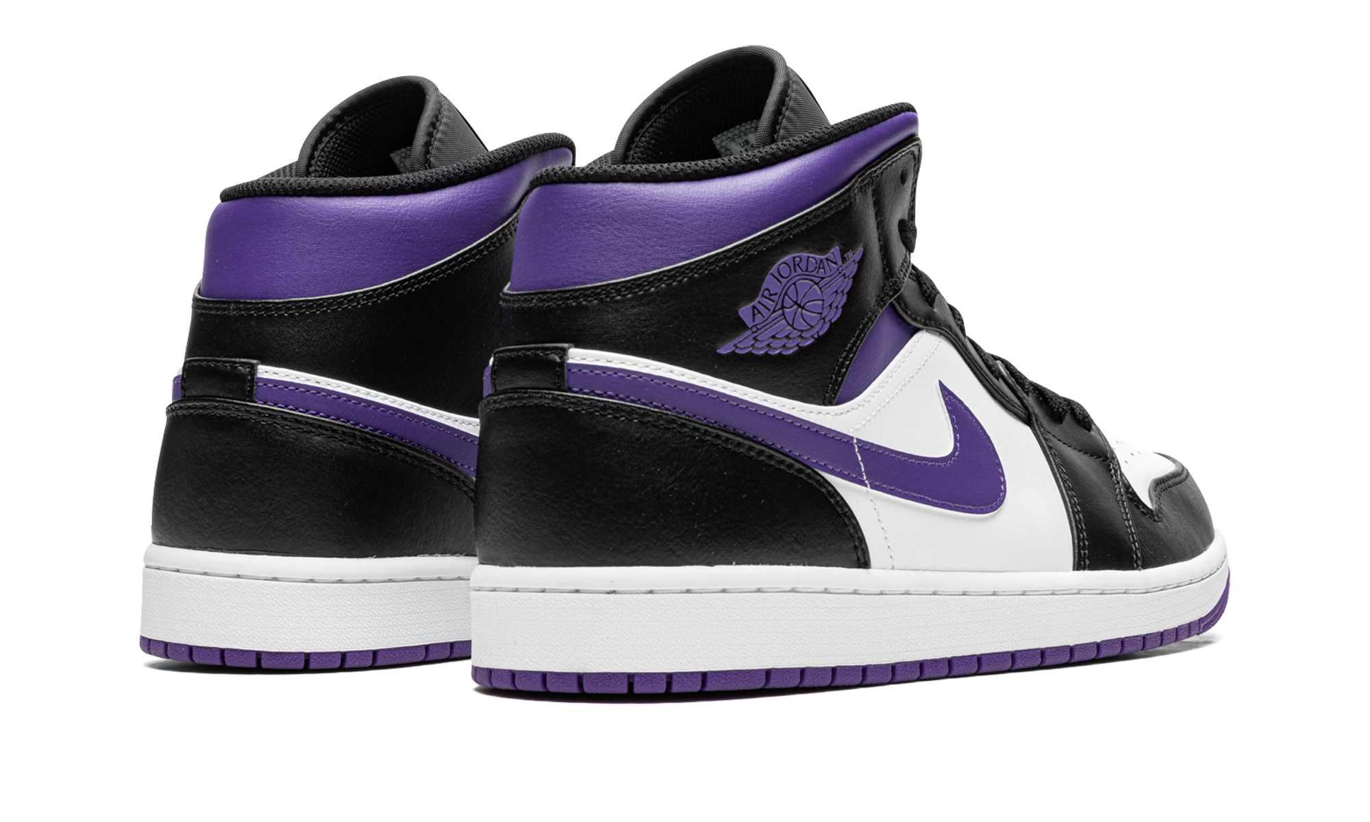 jordan 1 mid dark iris+554724-095+diagnol right behind view
