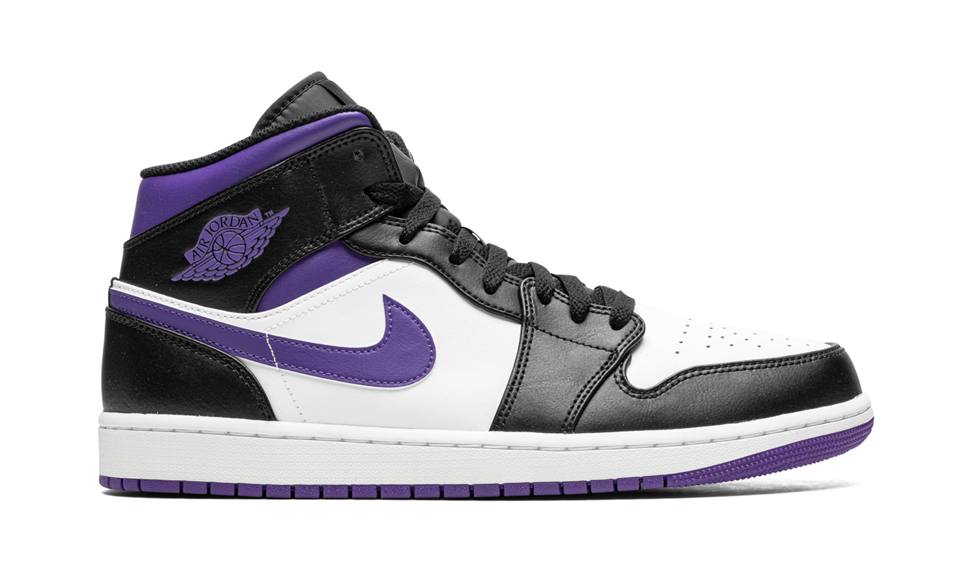 jordan 1 mid dark iris+554724-095+right view