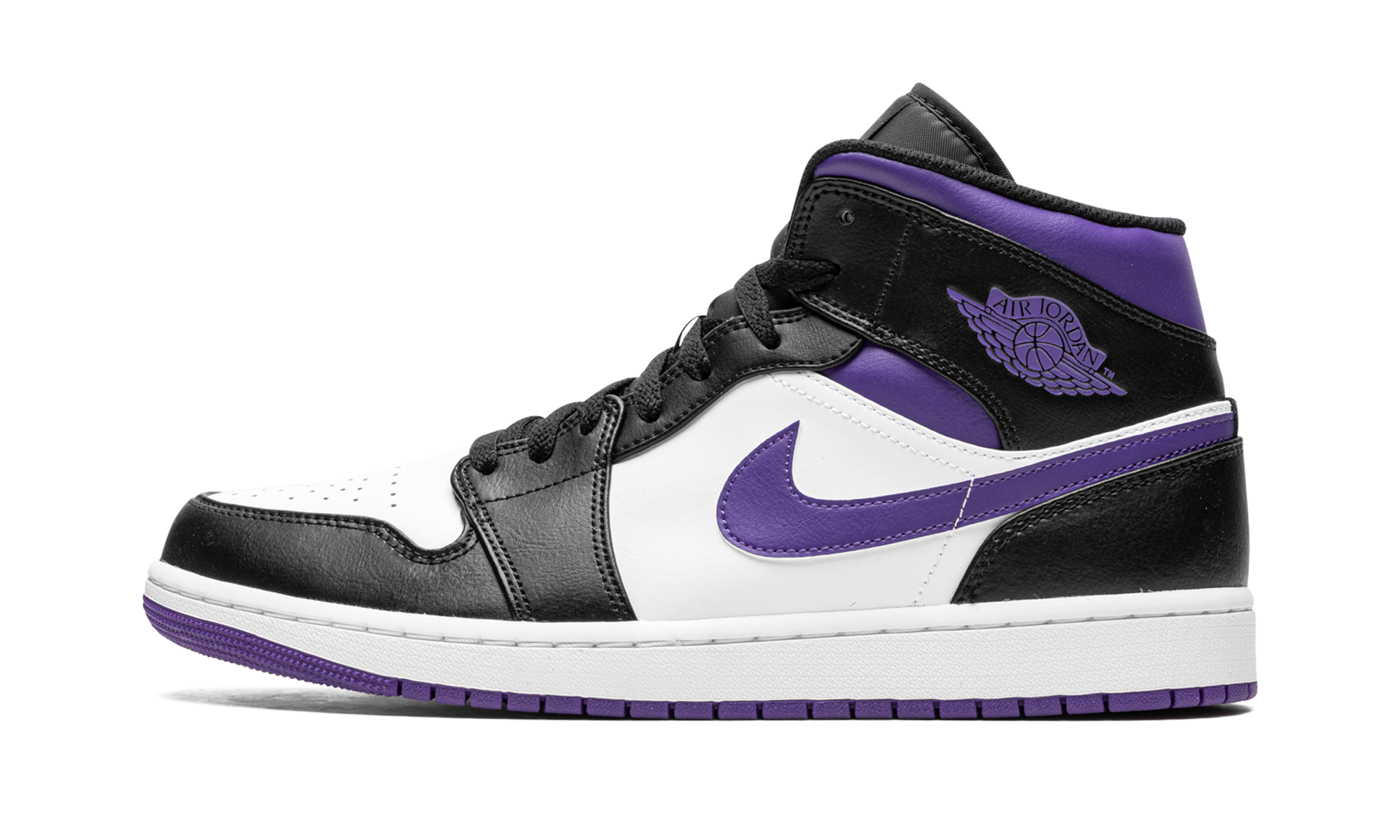 jordan 1 mid dark iris+554724-095+diagnol right view 1
