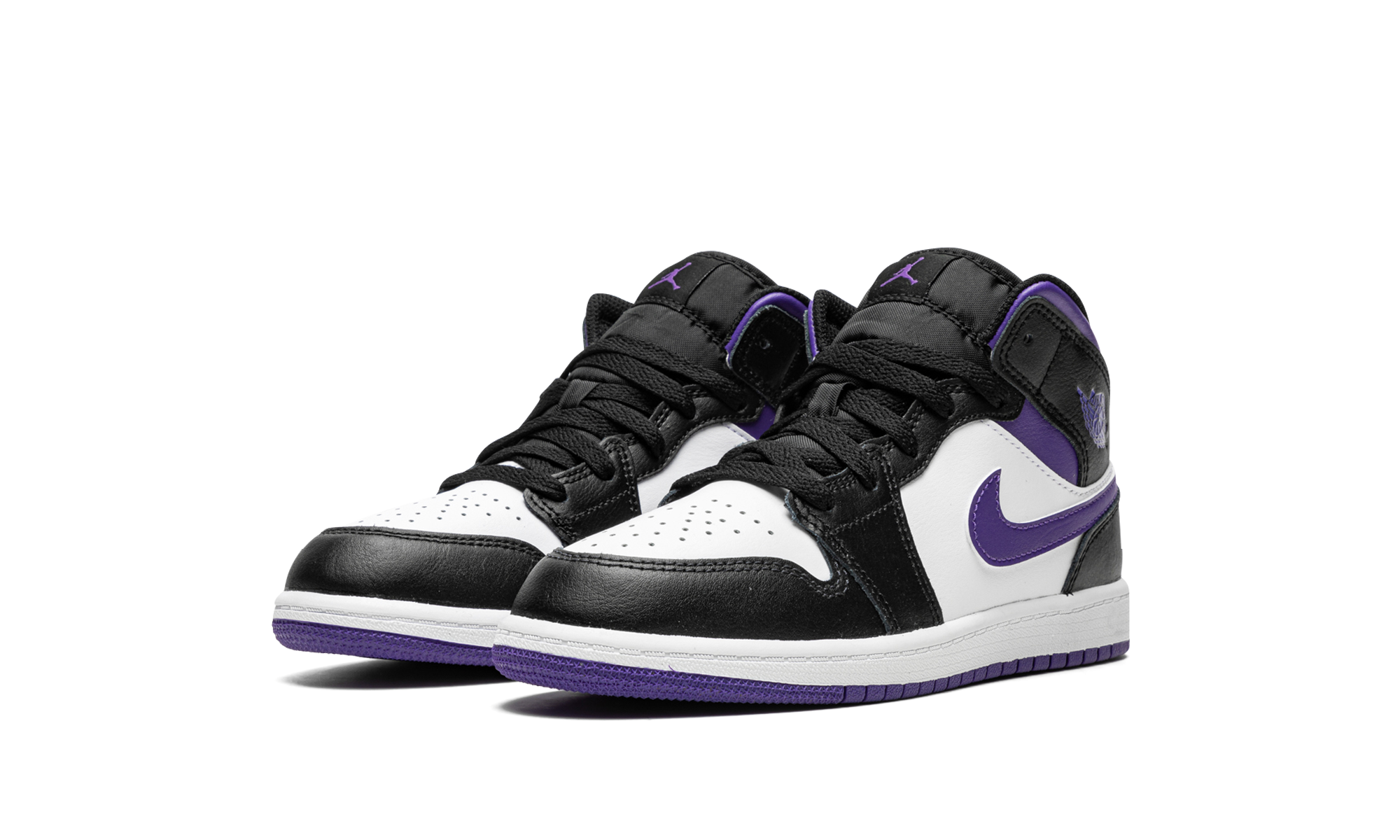 jordan 1 mid dark iris ps+640734-095+diagnol left view