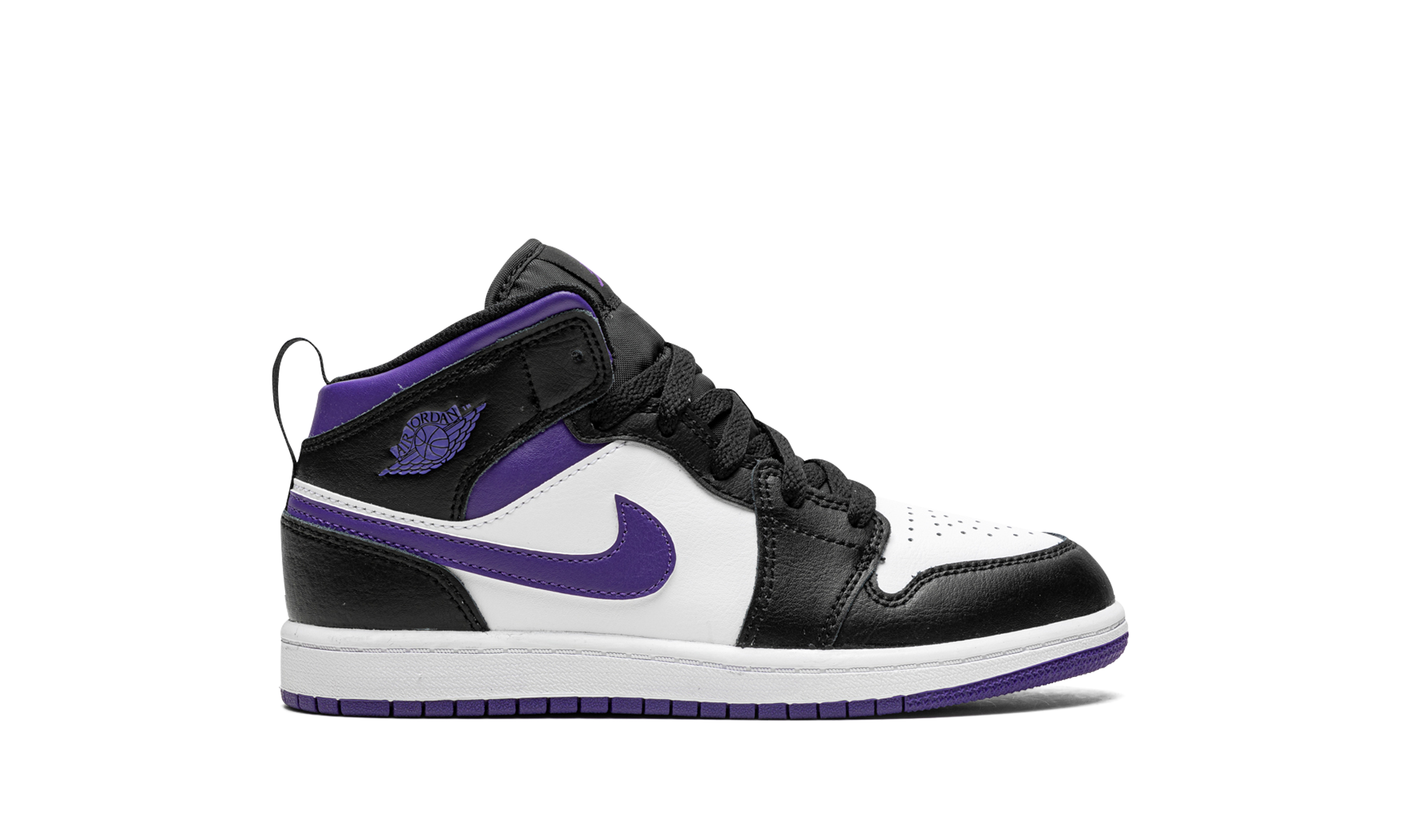 jordan 1 mid dark iris ps+640734-095+right view