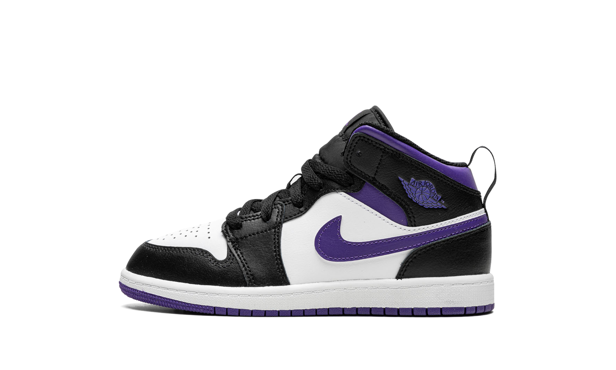 jordan 1 mid dark iris ps+640734-095+diagnol right view 1