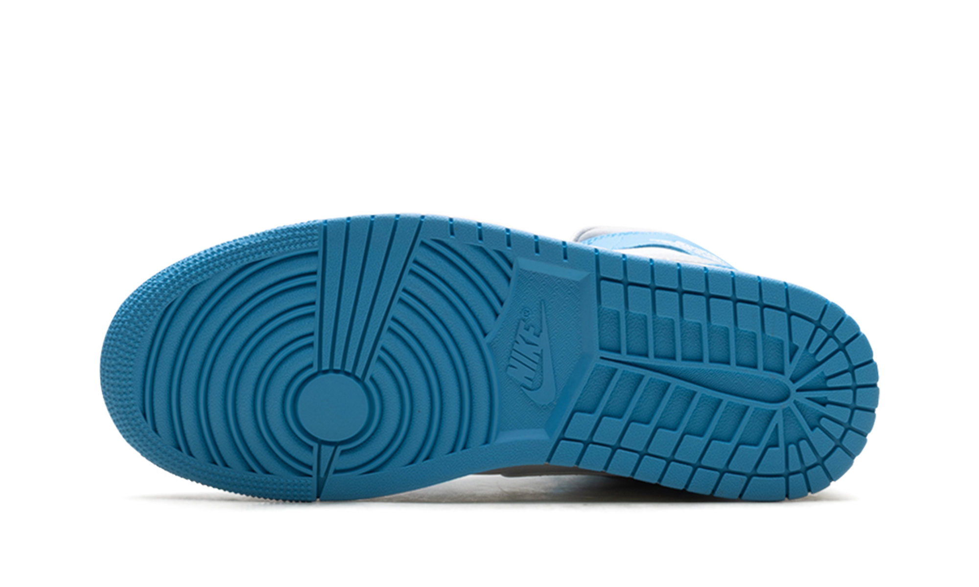 jordan 1 mid dark powder blue white sail neutral grey women s+BQ6472-400+bottom view