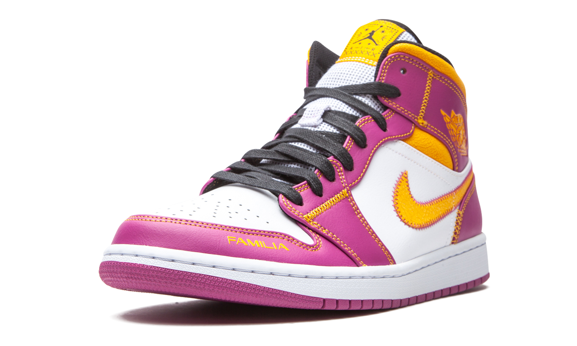 jordan 1 mid dia de los muertos+DC0350-100+left diagnol single view