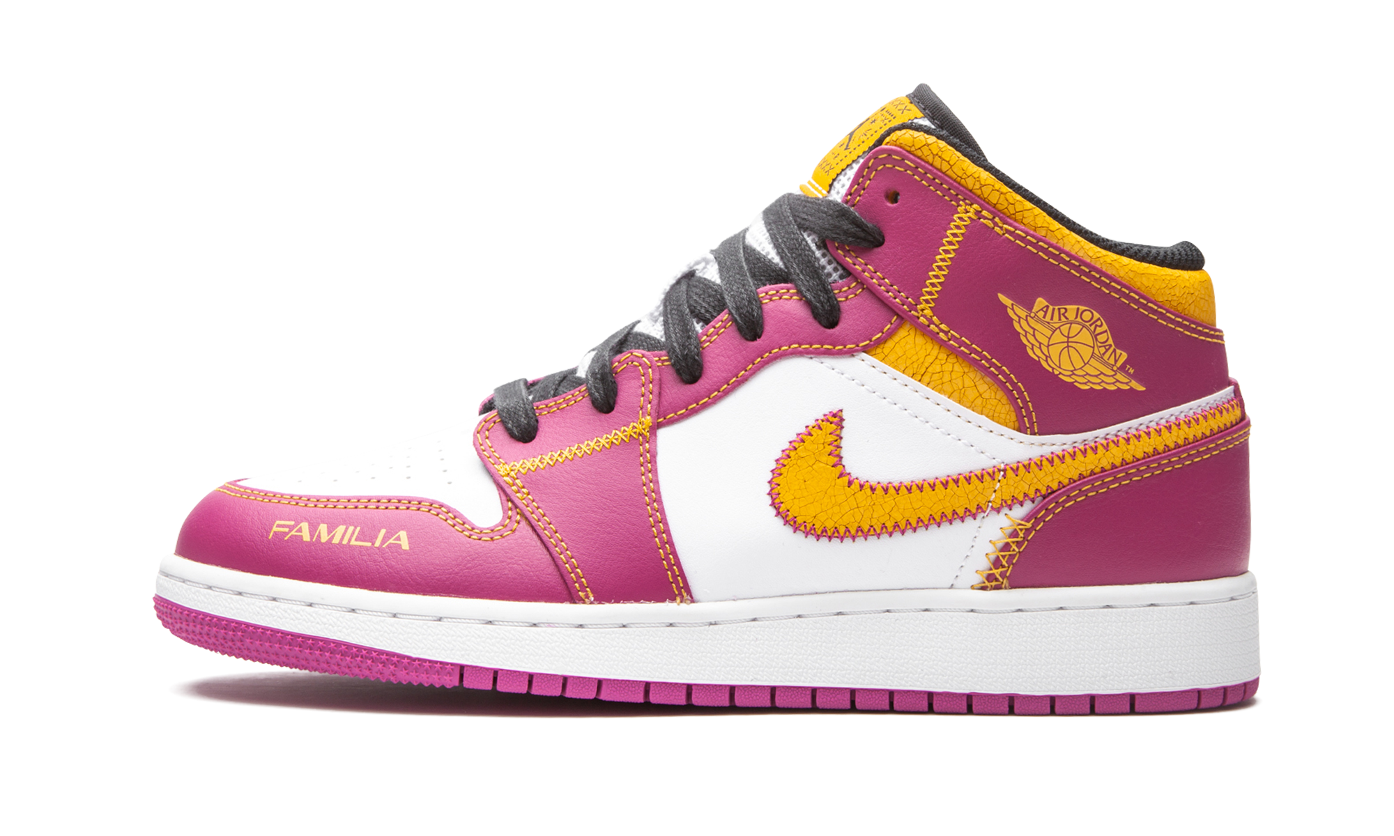 jordan 1 mid dia de los muertos gs+DC0500-100+diagnol right view 1