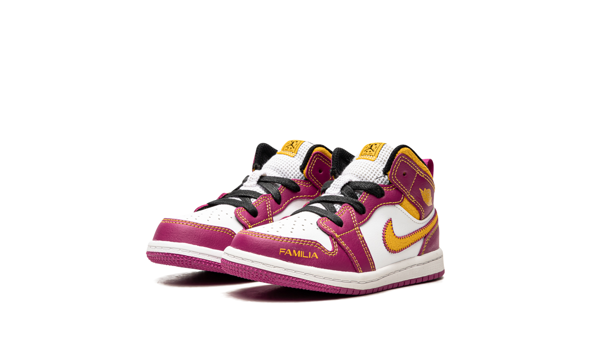 jordan 1 mid dia de los muertos td+DC0501-100+diagnol left view