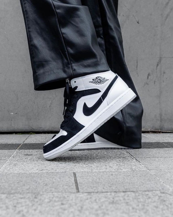 Jordan 1 Mid Diamond Shorts, Lifestyle View 1, SKU DH6933-100