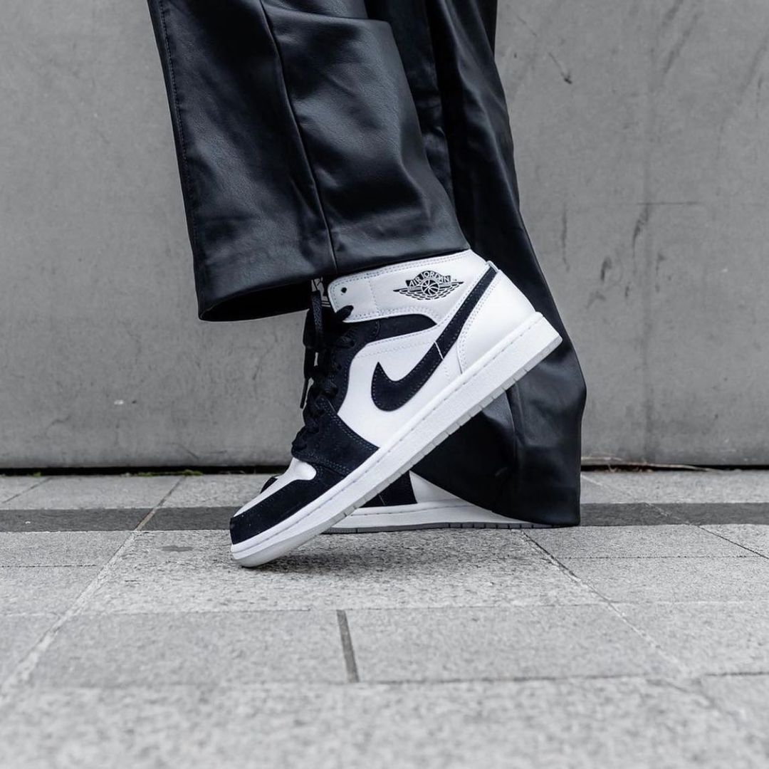 Jordan 1 Mid Diamond Shorts, Lifestyle View 1, SKU DH6933-100