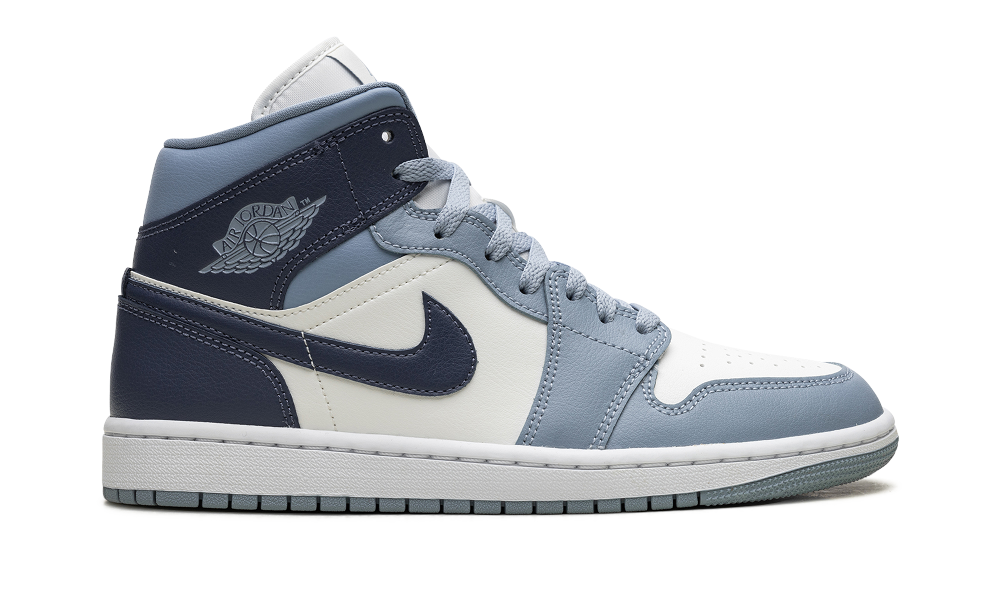 jordan 1 mid diffused blue women s+BQ6472-140+right view