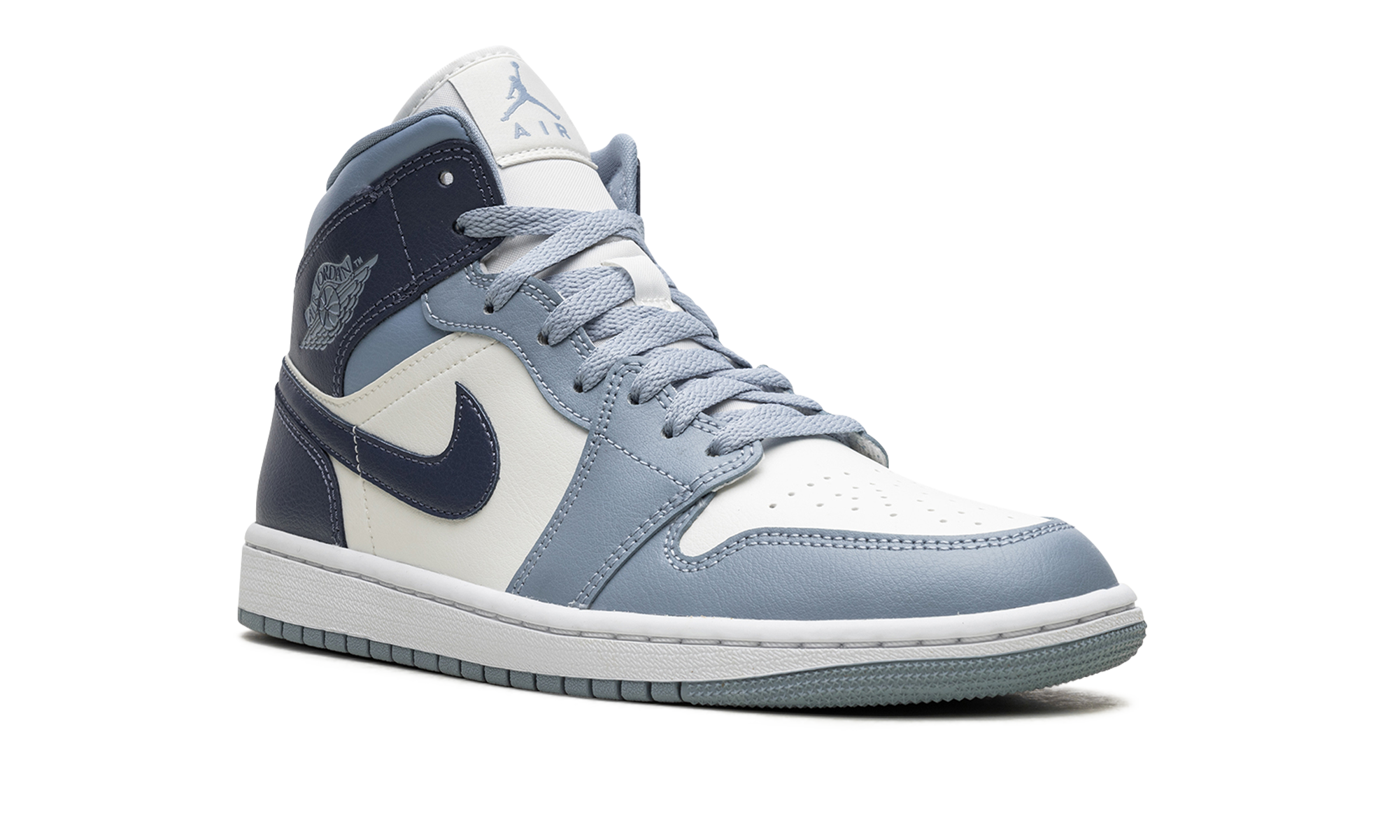 jordan 1 mid diffused blue women s+BQ6472-140+diagnol right view
