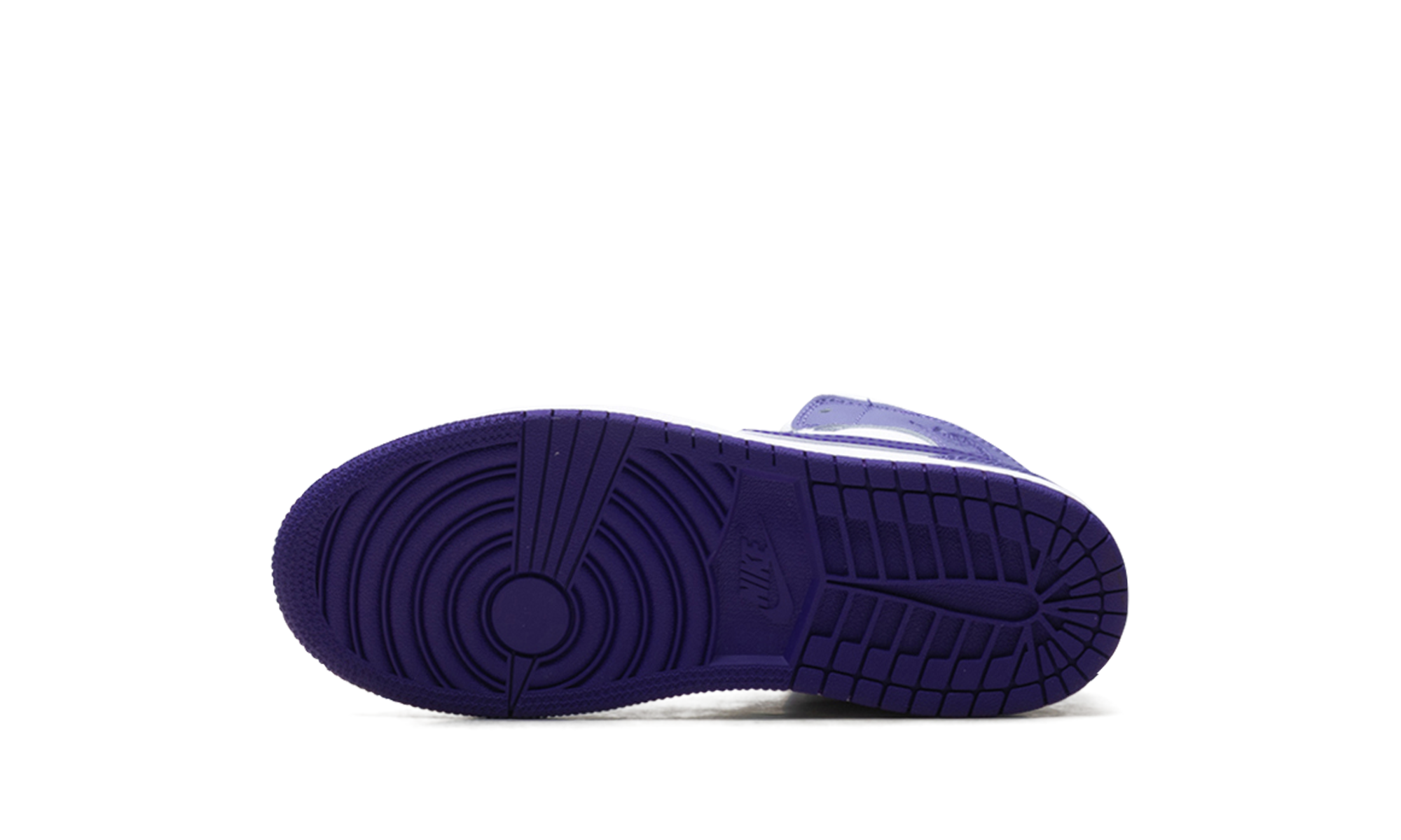 jordan 1 mid dusty amethyst white court purple ps+DQ8424-500+bottom view