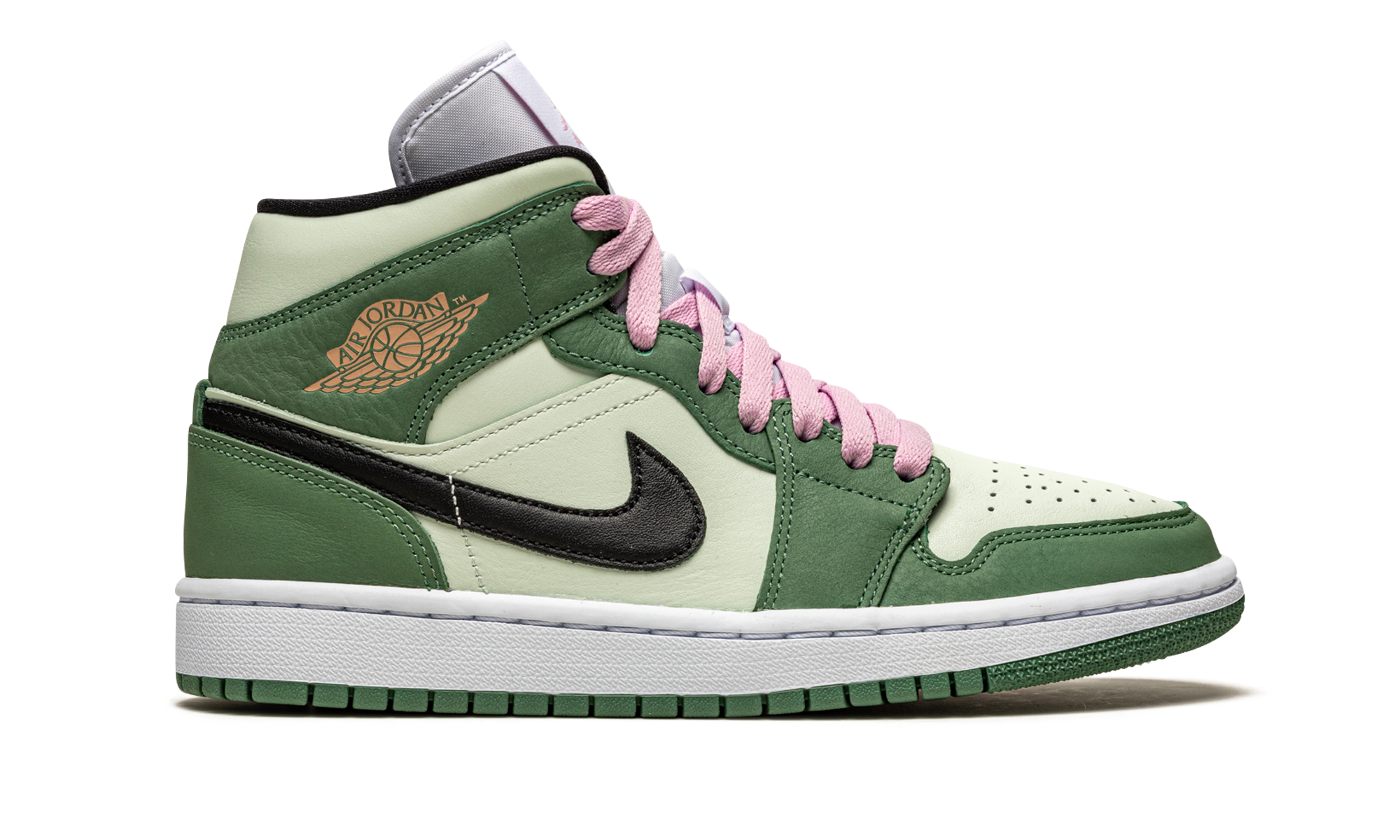 jordan 1 mid dutch green women s+CZ0774-300+right view