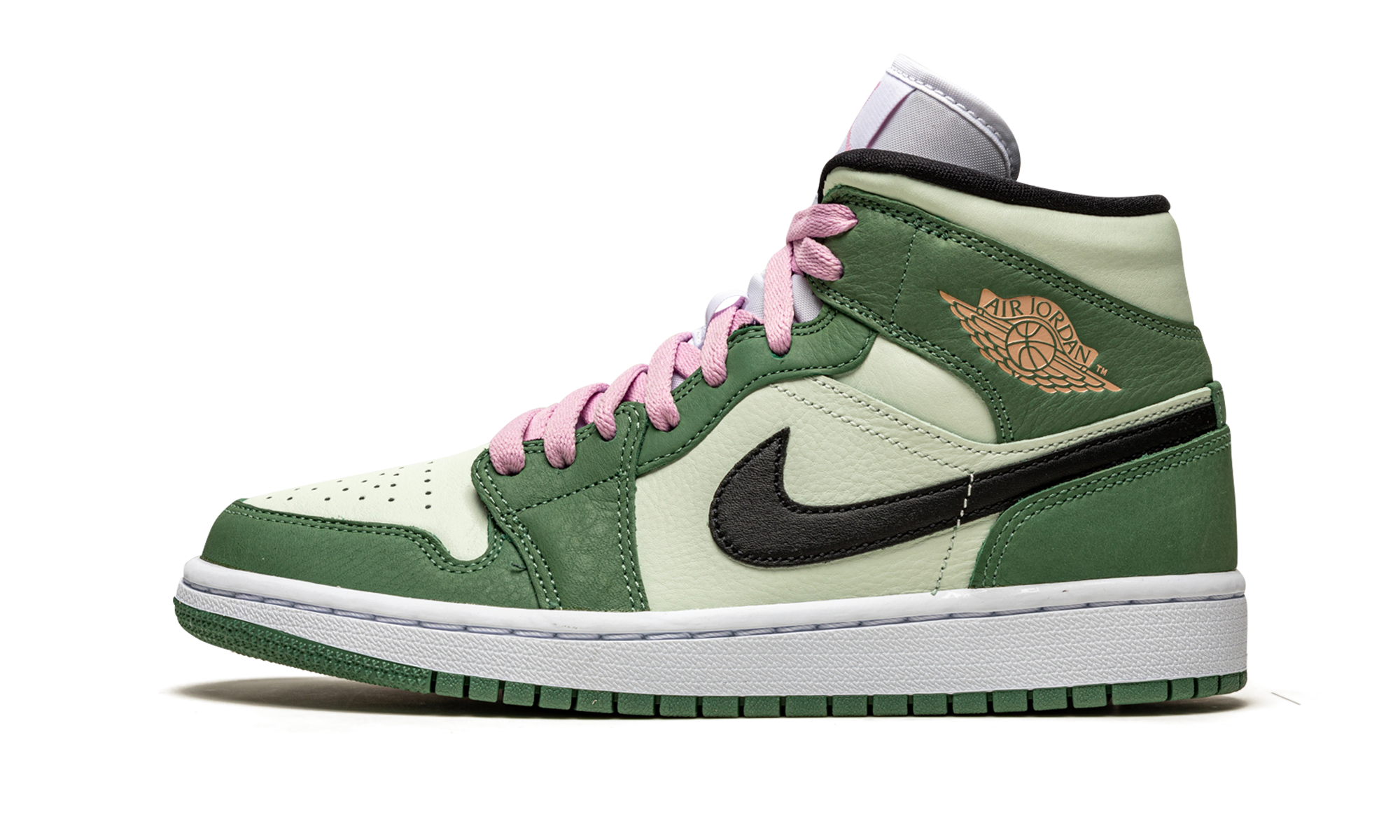 jordan 1 mid dutch green women s+CZ0774-300+diagnol right view 1