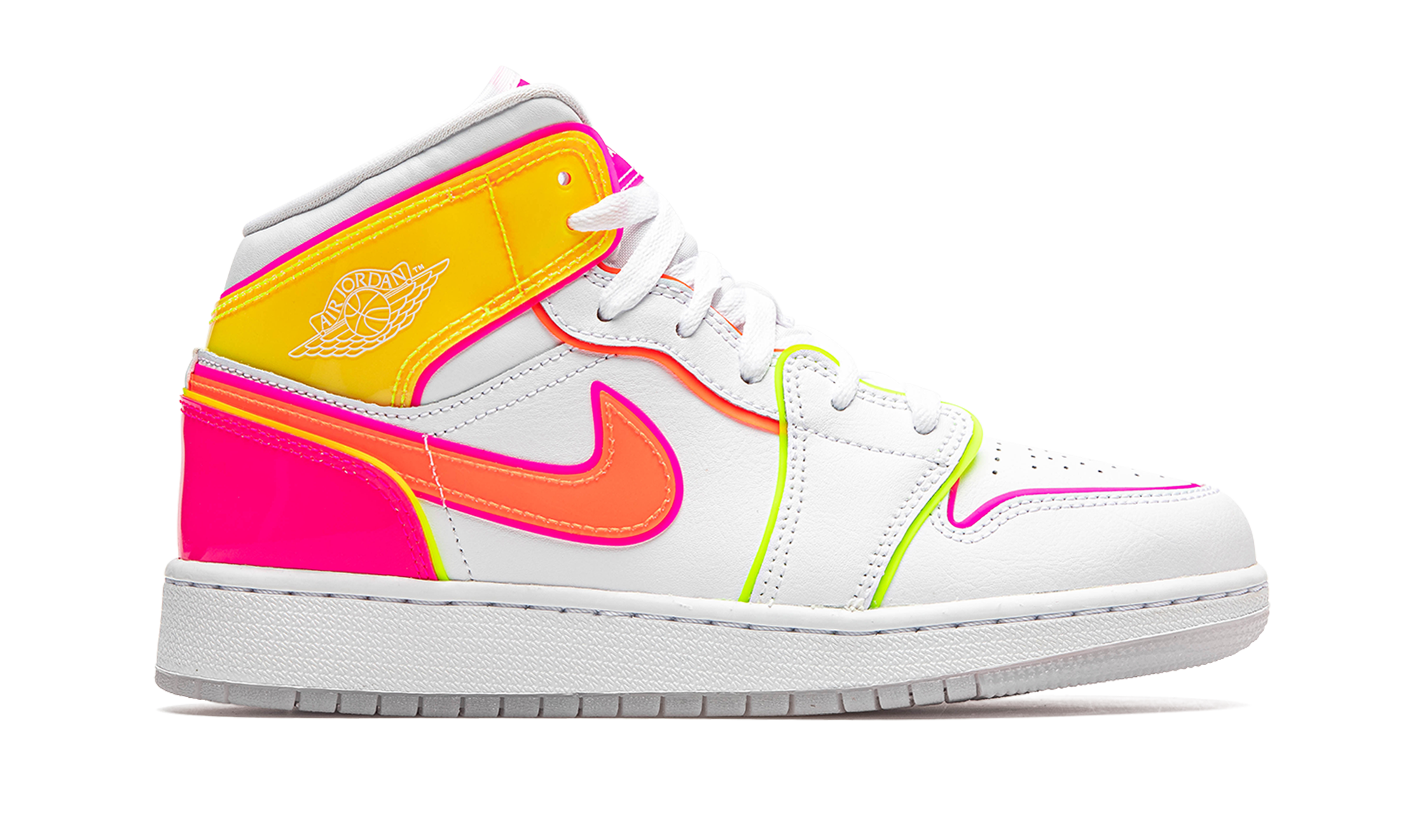 jordan 1 mid edge glow gs+CV4611-100+right view