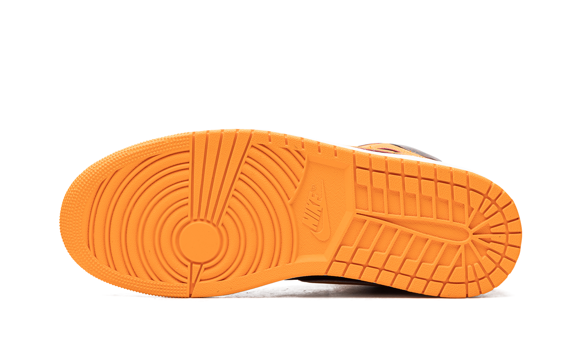 jordan 1 mid fat tongue black orange+FJ4923-008+bottom view