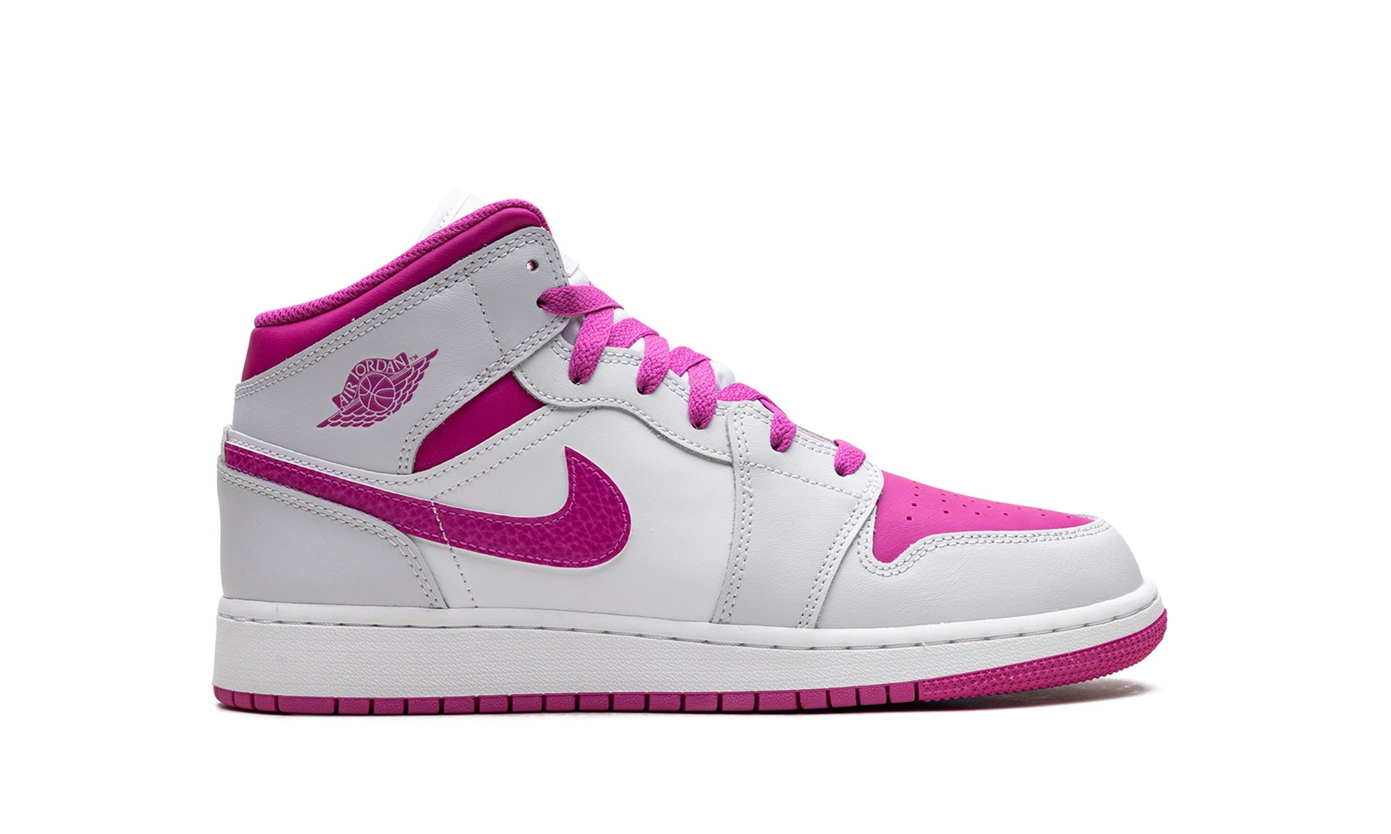 jordan 1 mid fire pink gs+FD8780-500+right view