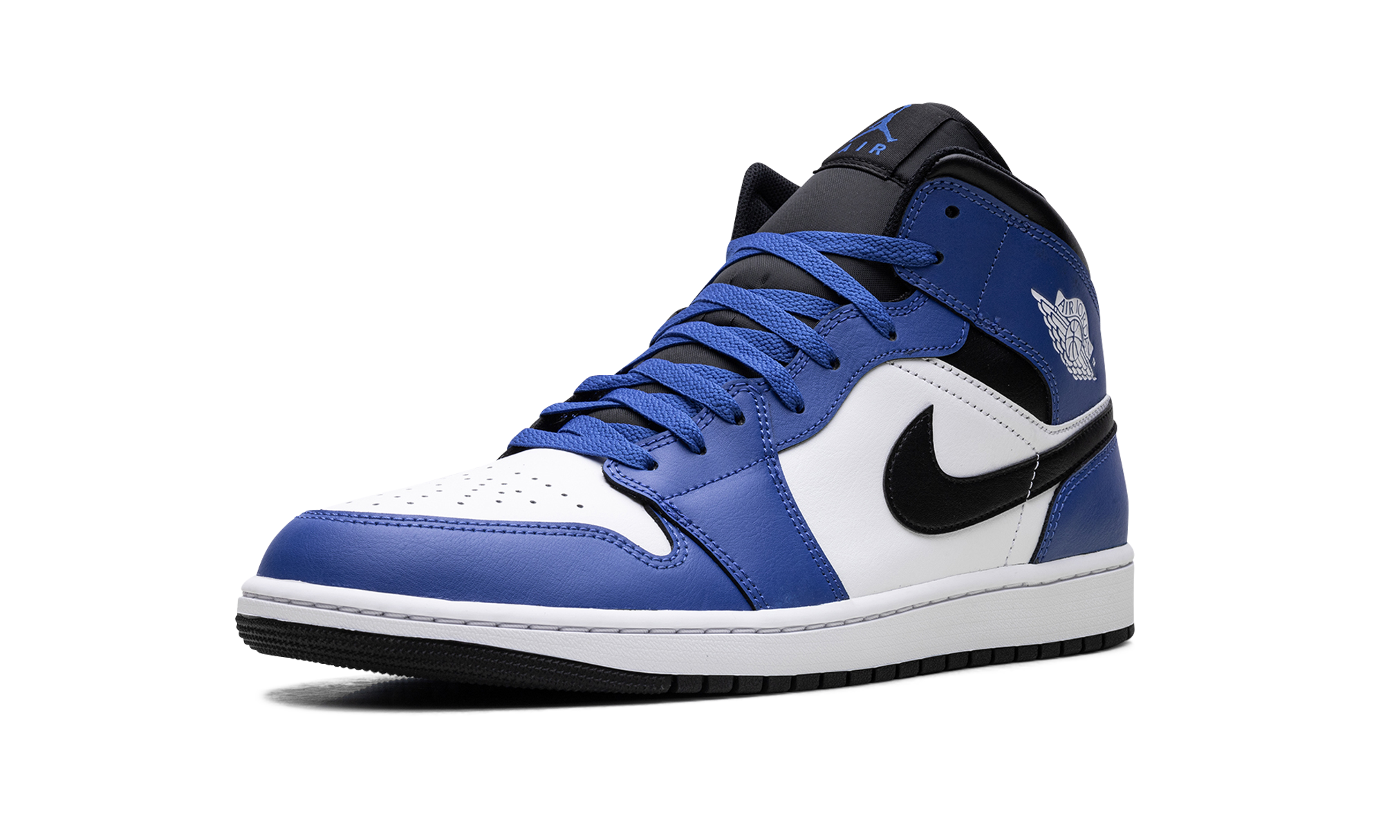 jordan 1 mid game royal+DQ8426-402+left diagnol single view