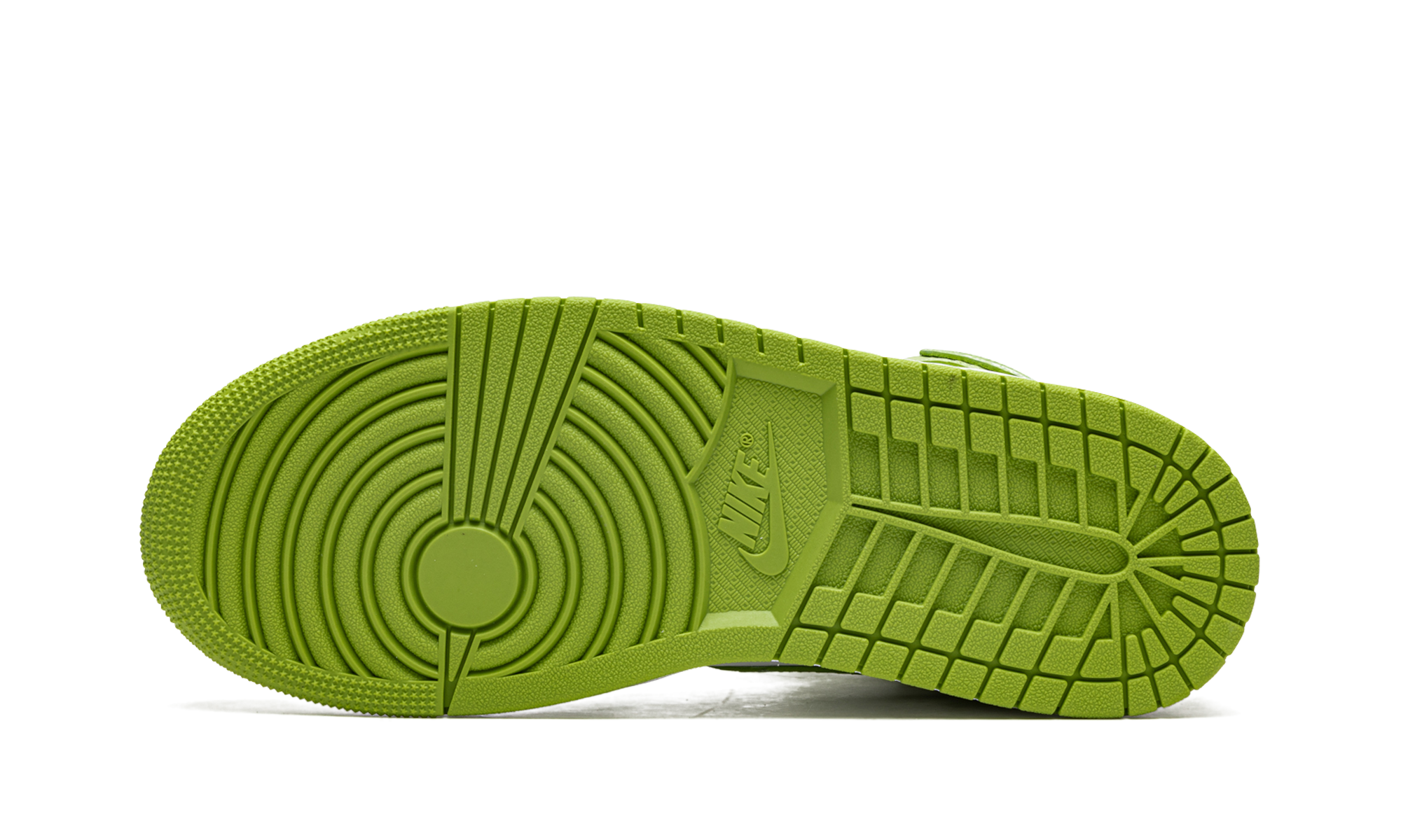jordan 1 mid green python women s+DV2959-113+bottom view
