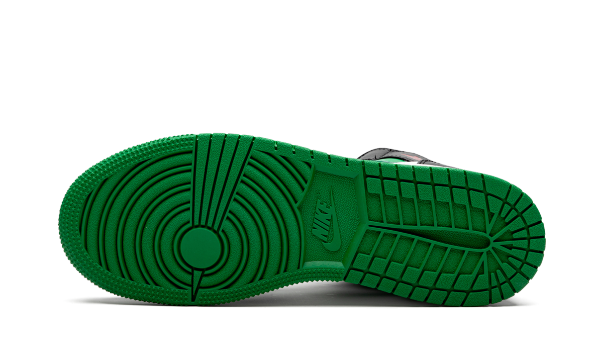 jordan 1 mid green toe gs+554725-067+bottom view