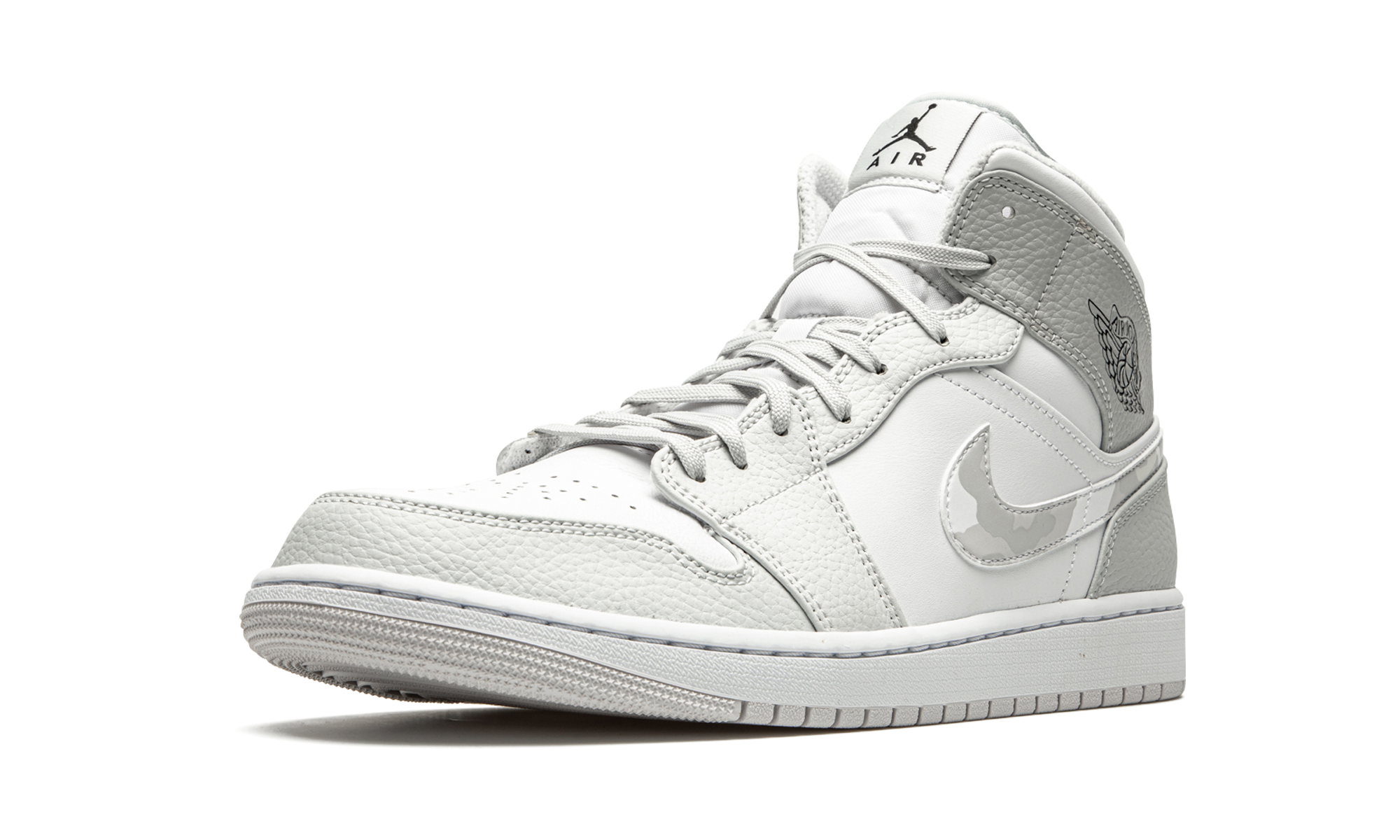 jordan 1 mid grey camo+DC9035-100+left diagnol single view