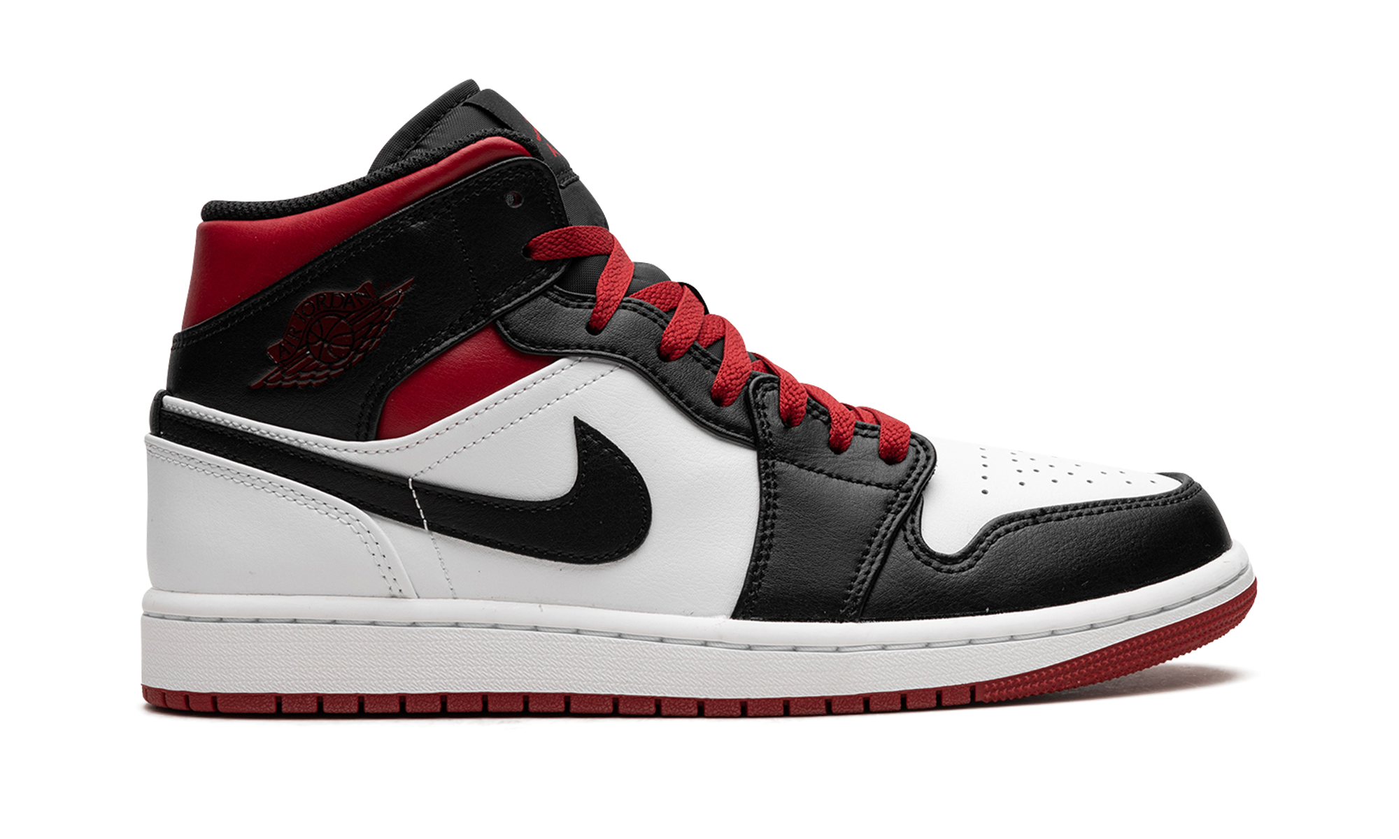 jordan 1 mid gym red black toe+DQ8426-106+right view