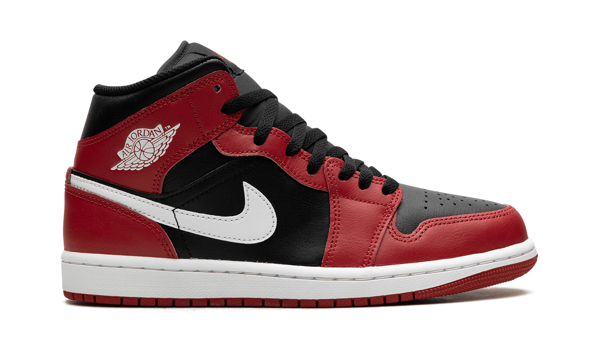jordan 1 mid gym red black white 2024+DQ8426-061+bottom view