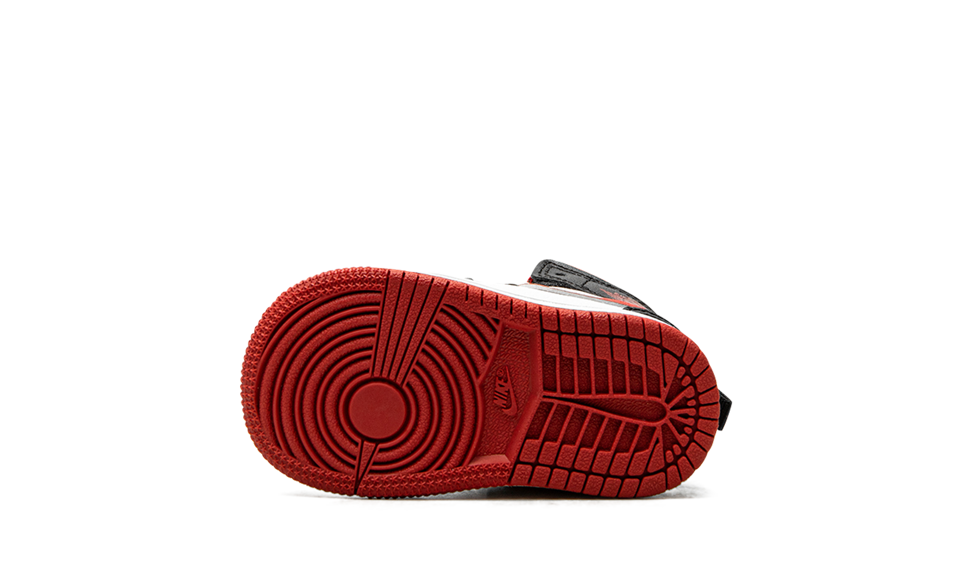 jordan 1 mid gym red black white td+640735-122+bottom view
