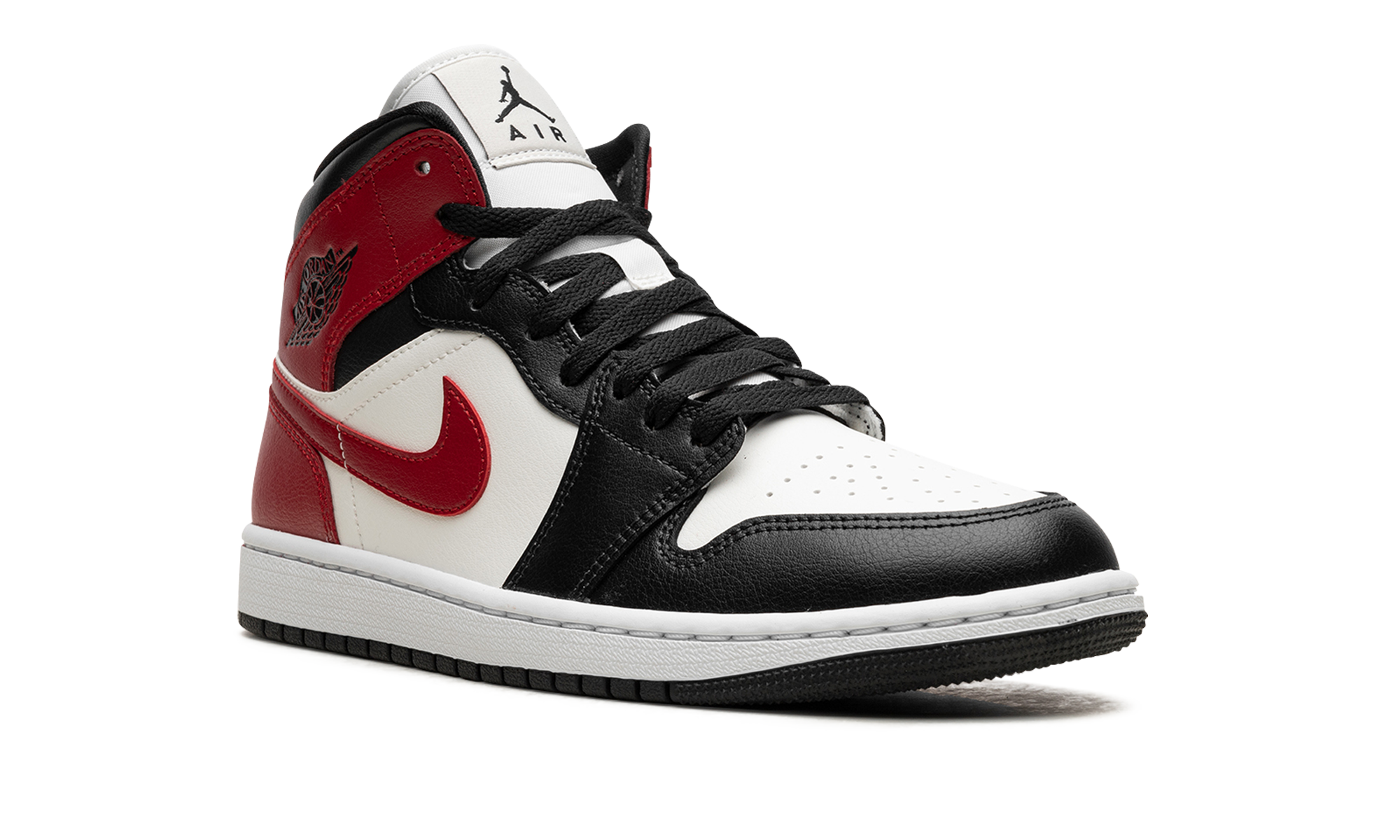 jordan 1 mid gym red off noir women s+BQ6472-160+diagnol right view