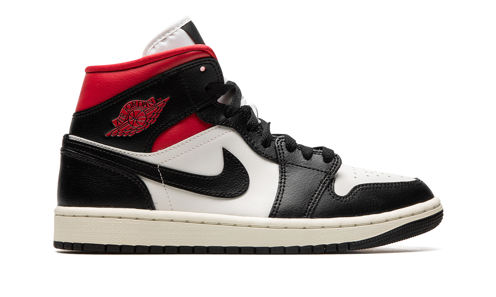 jordan 1 mid gym red panda women s+BQ6472-061+right view