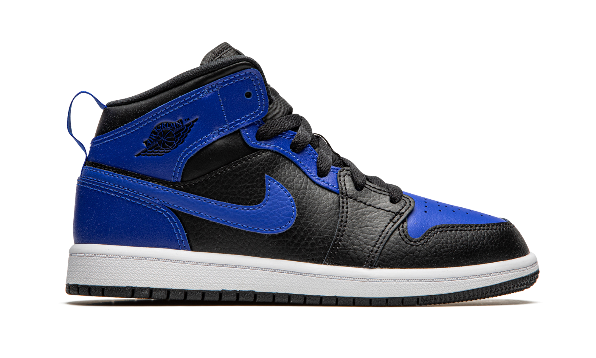 jordan 1 mid hyper royal ps+640734-077+right view