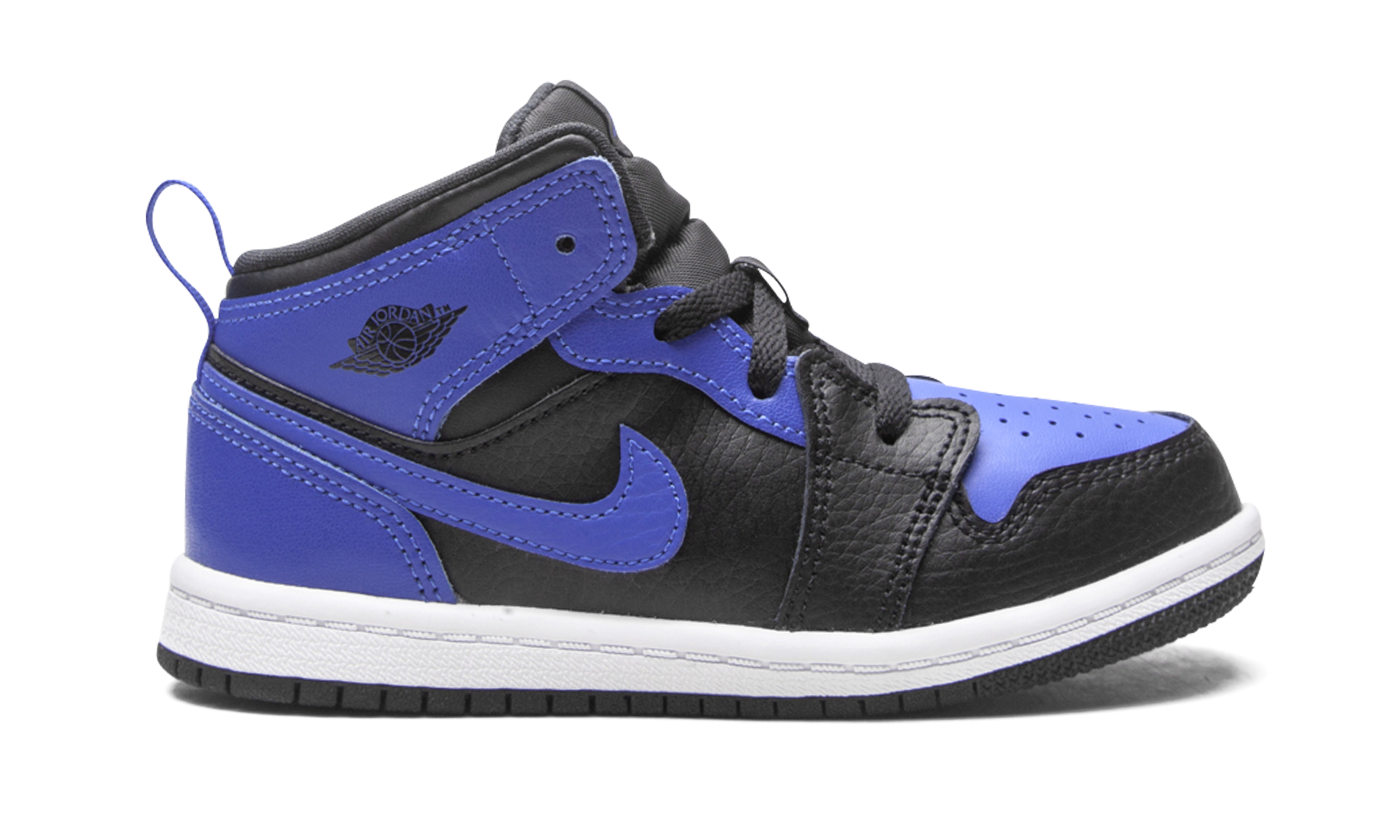 jordan 1 mid hyper royal td+640735-077+right view