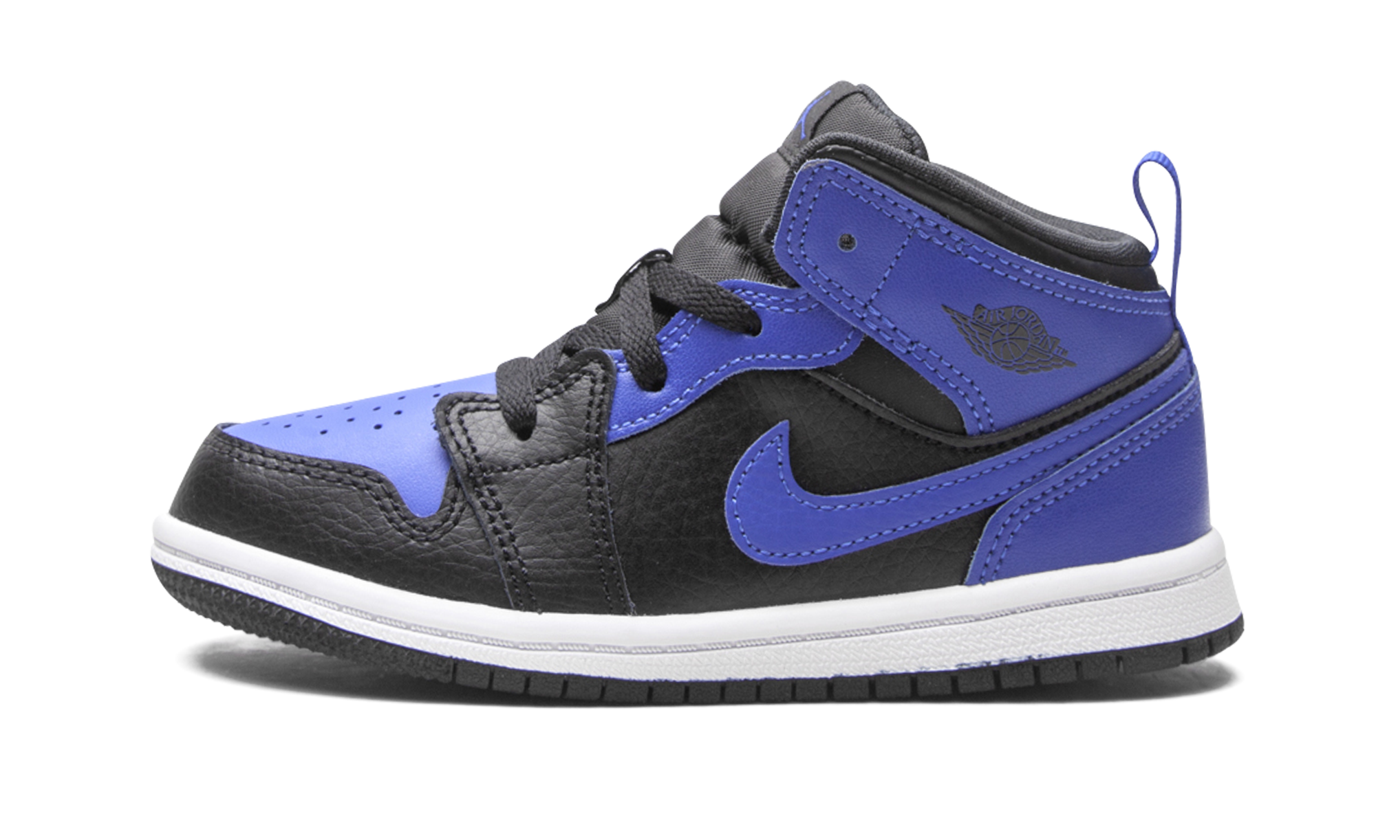 jordan 1 mid hyper royal td+640735-077+diagnol right view 1