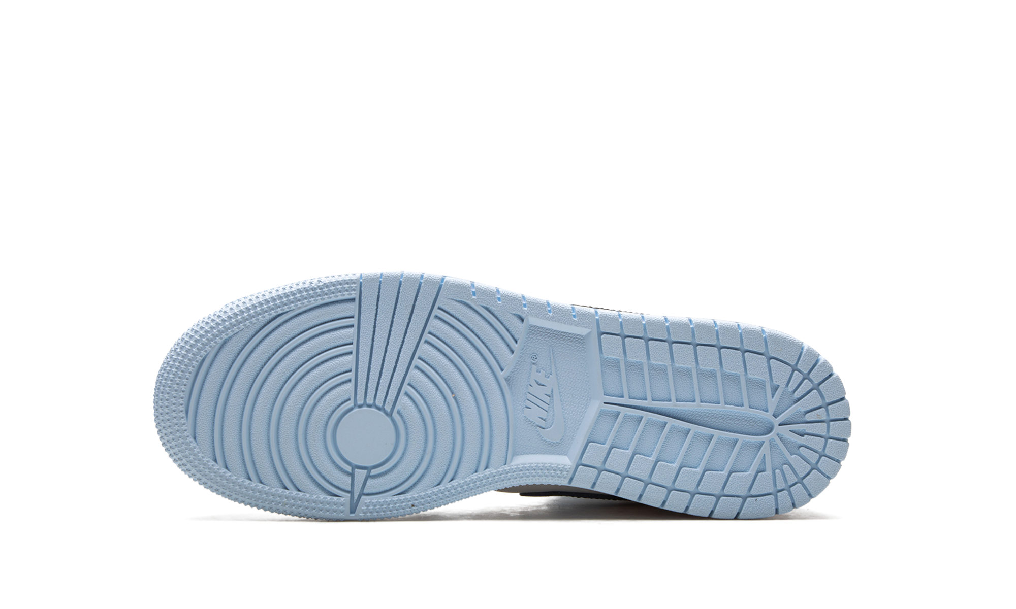 jordan 1 mid ice blue 2022 gs+555112-401+bottom view