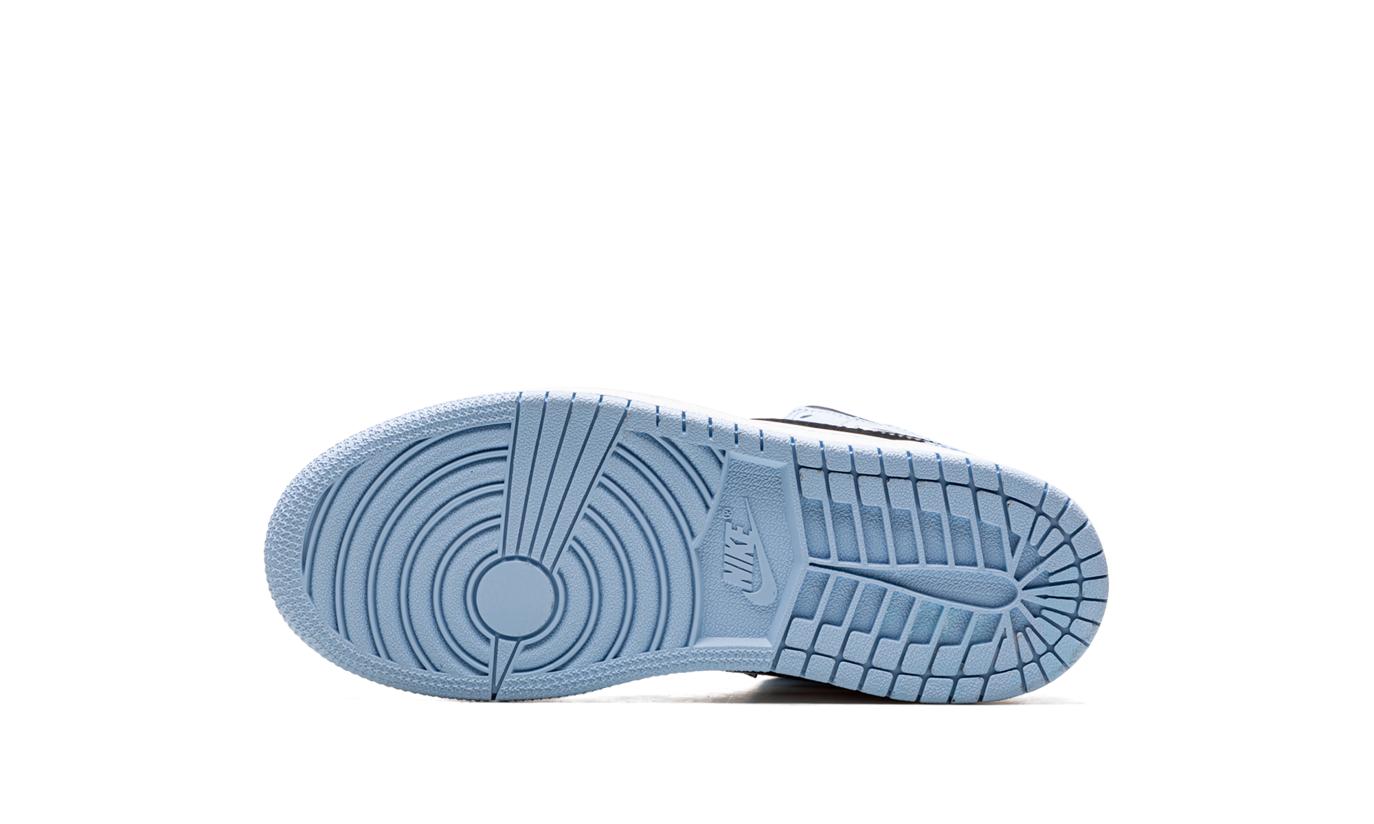 jordan 1 mid ice blue 2022 ps+640737-401+bottom view