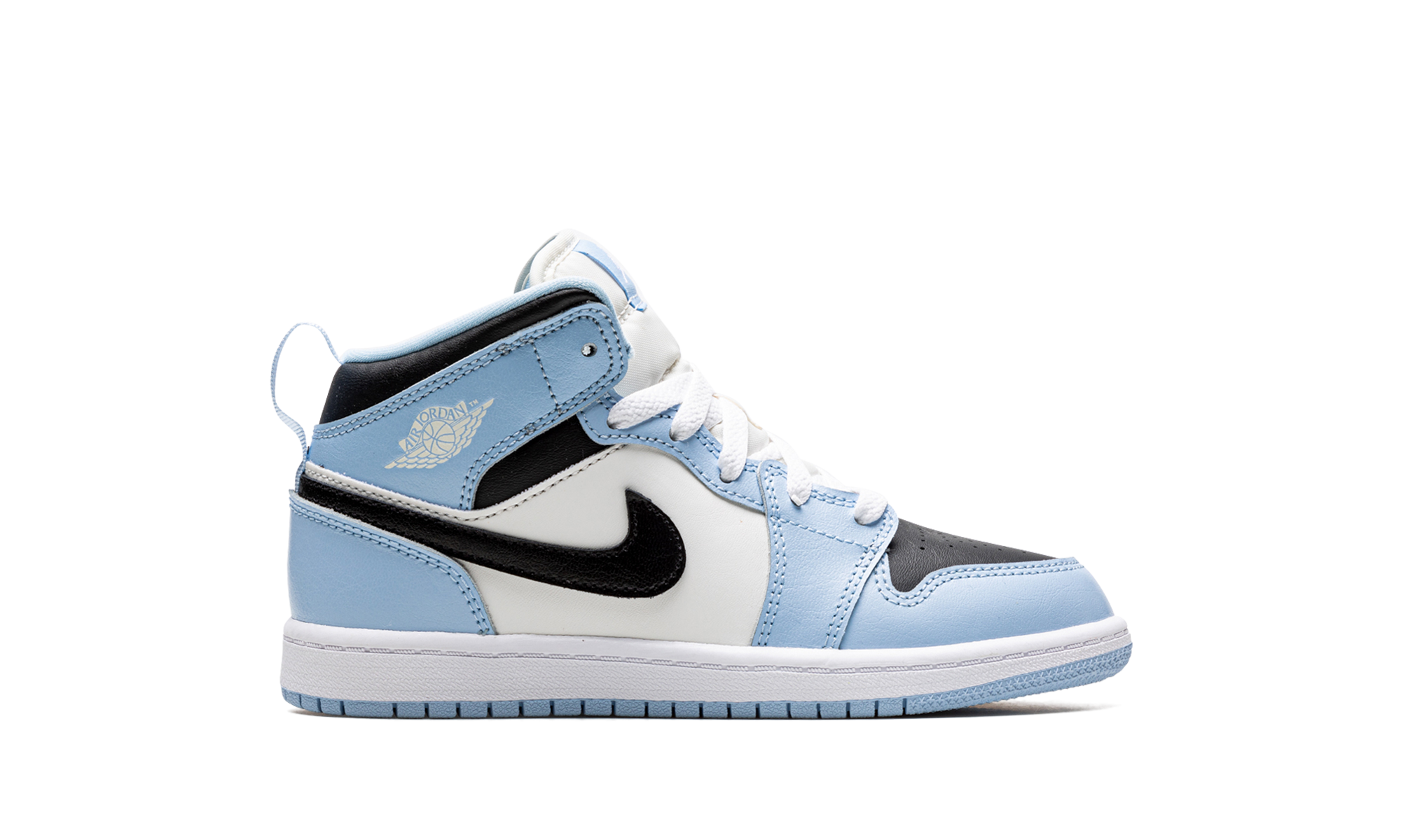jordan 1 mid ice blue 2022 ps+640737-401+right view