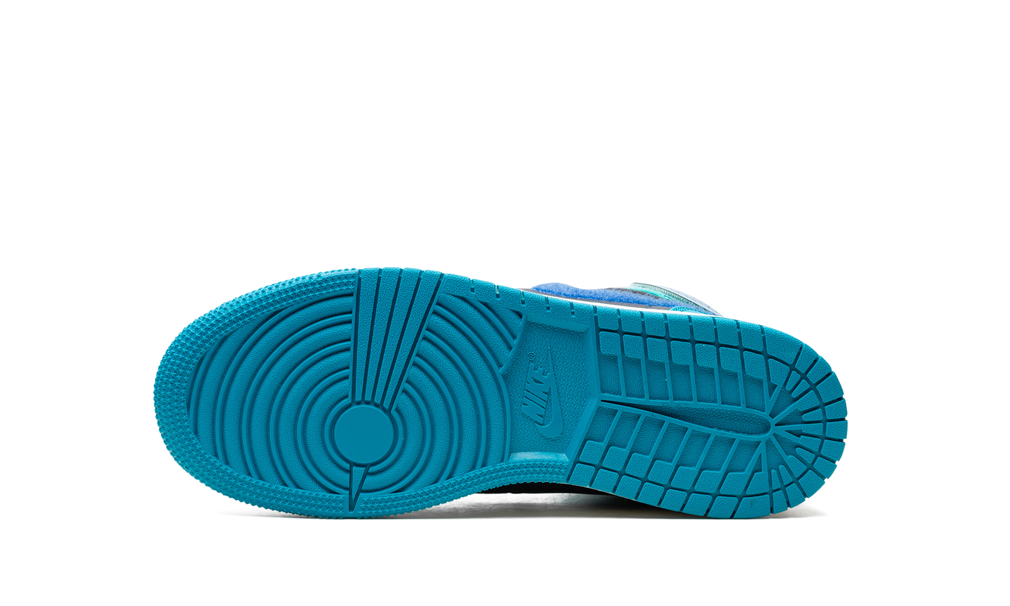 jordan 1 mid inspired by the greatest aquatone gs+FJ9482-004+bottom view