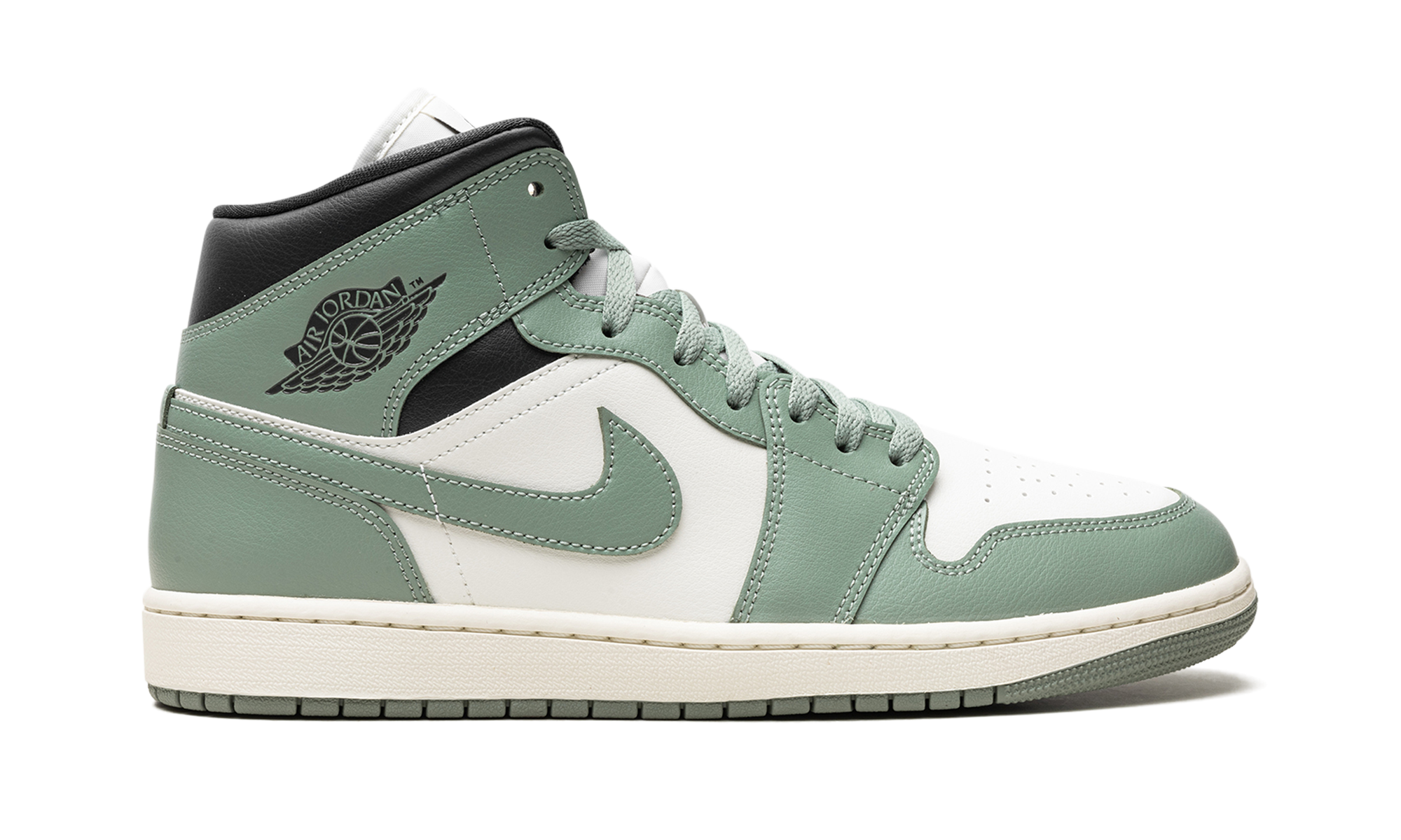 jordan 1 mid jade smoke women s+BQ6472-130+right view