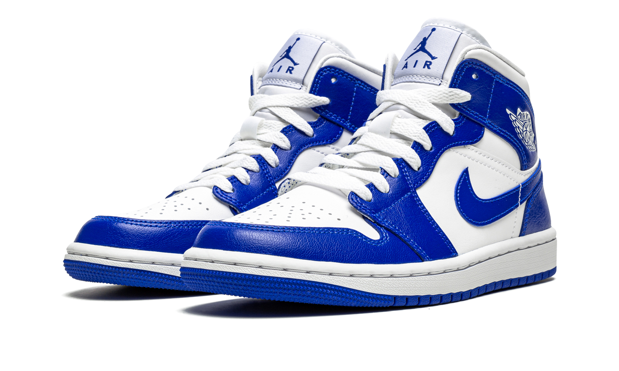 jordan 1 mid kentucky blue women s+BQ6472-104+diagnol left view
