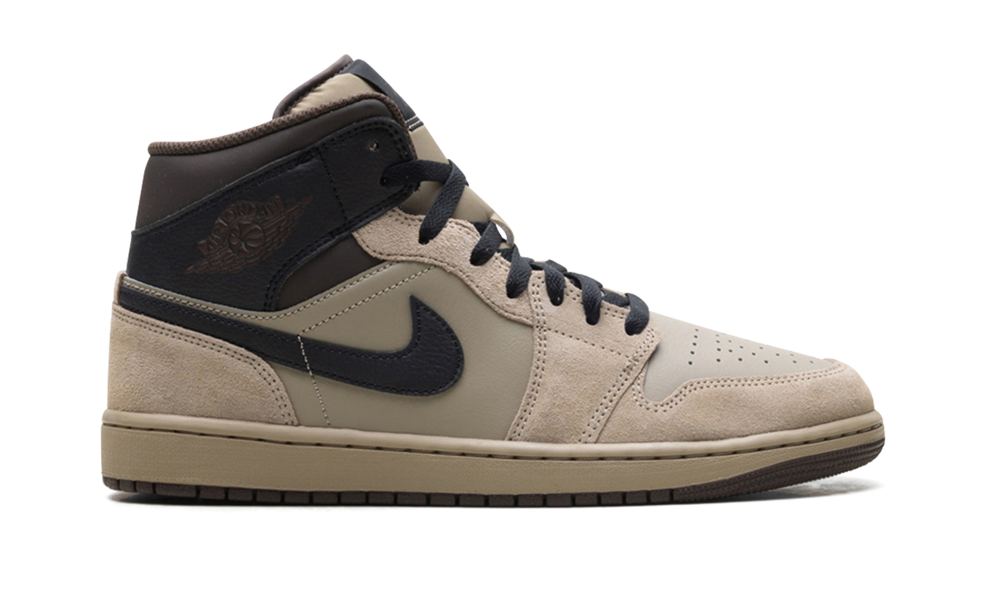 jordan 1 mid khaki baroque brown+HV6422-200+right view