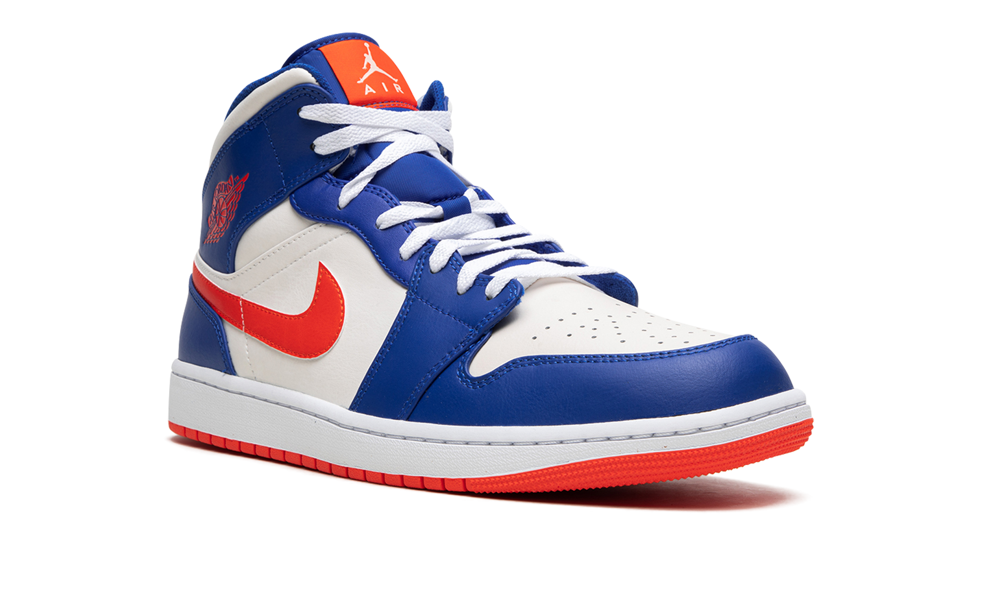 jordan 1 mid knicks+FD1029-400+diagnol right view