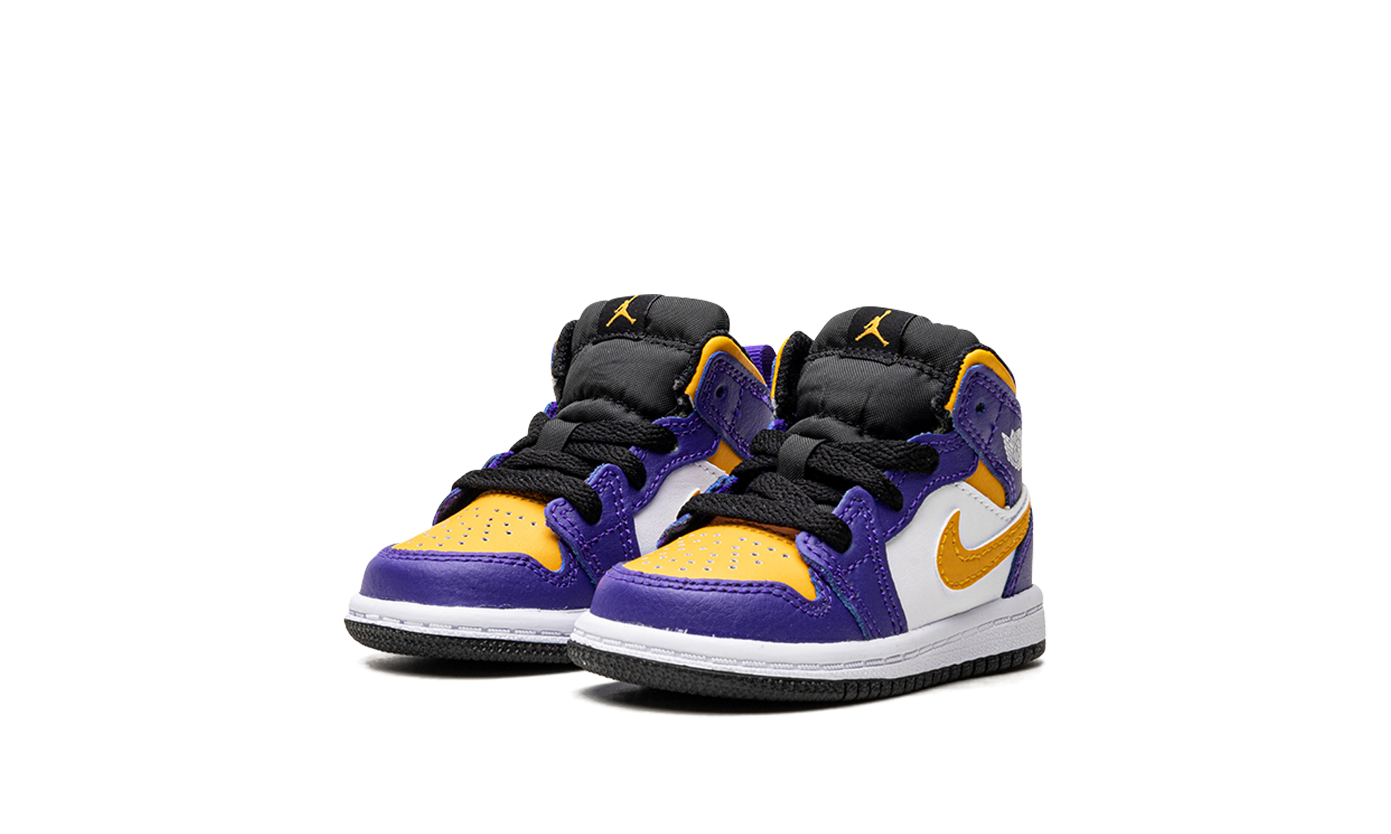 jordan 1 mid lakers 2022 td+DQ8425-517+diagnol left view