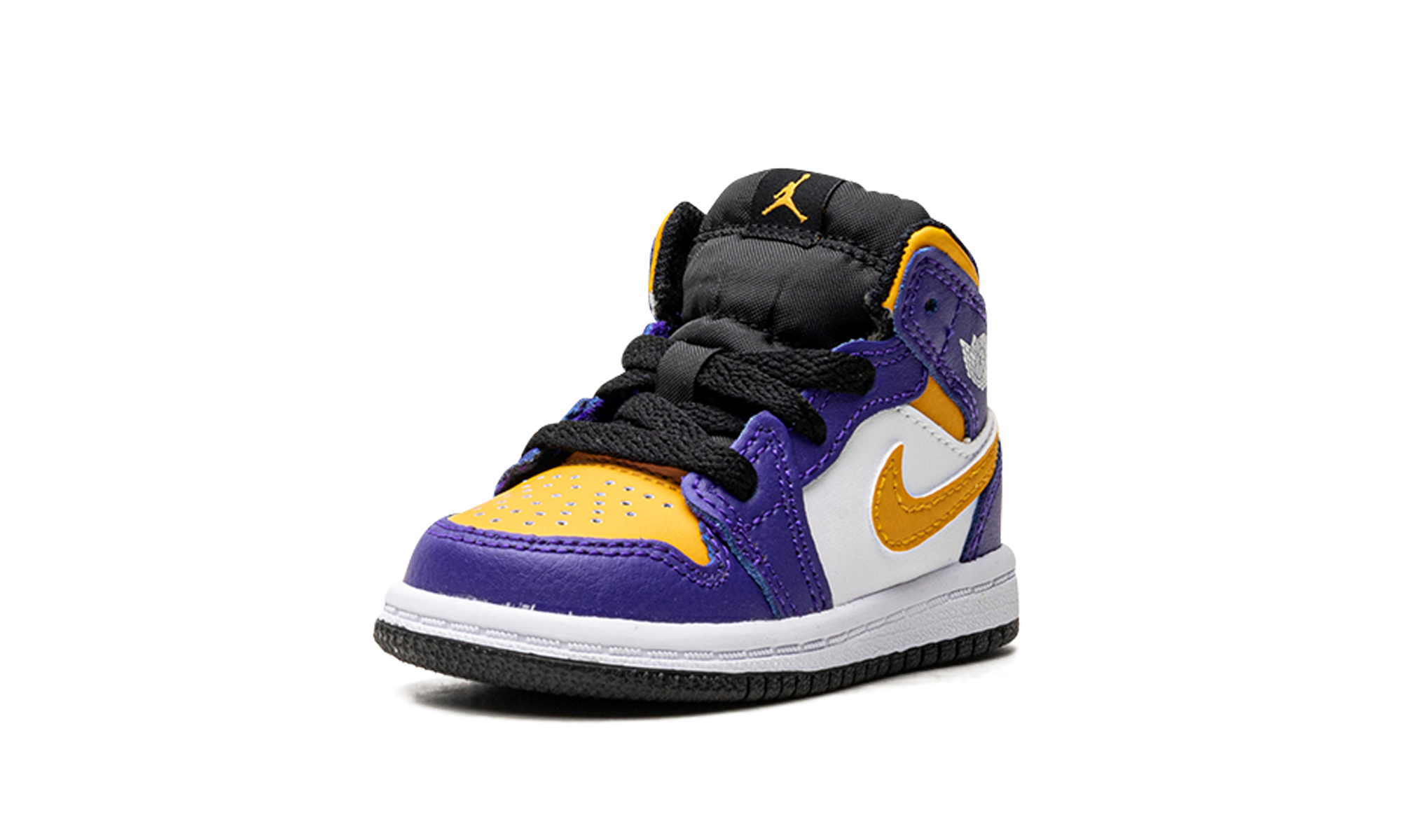 jordan 1 mid lakers 2022 td+DQ8425-517+left diagnol single view