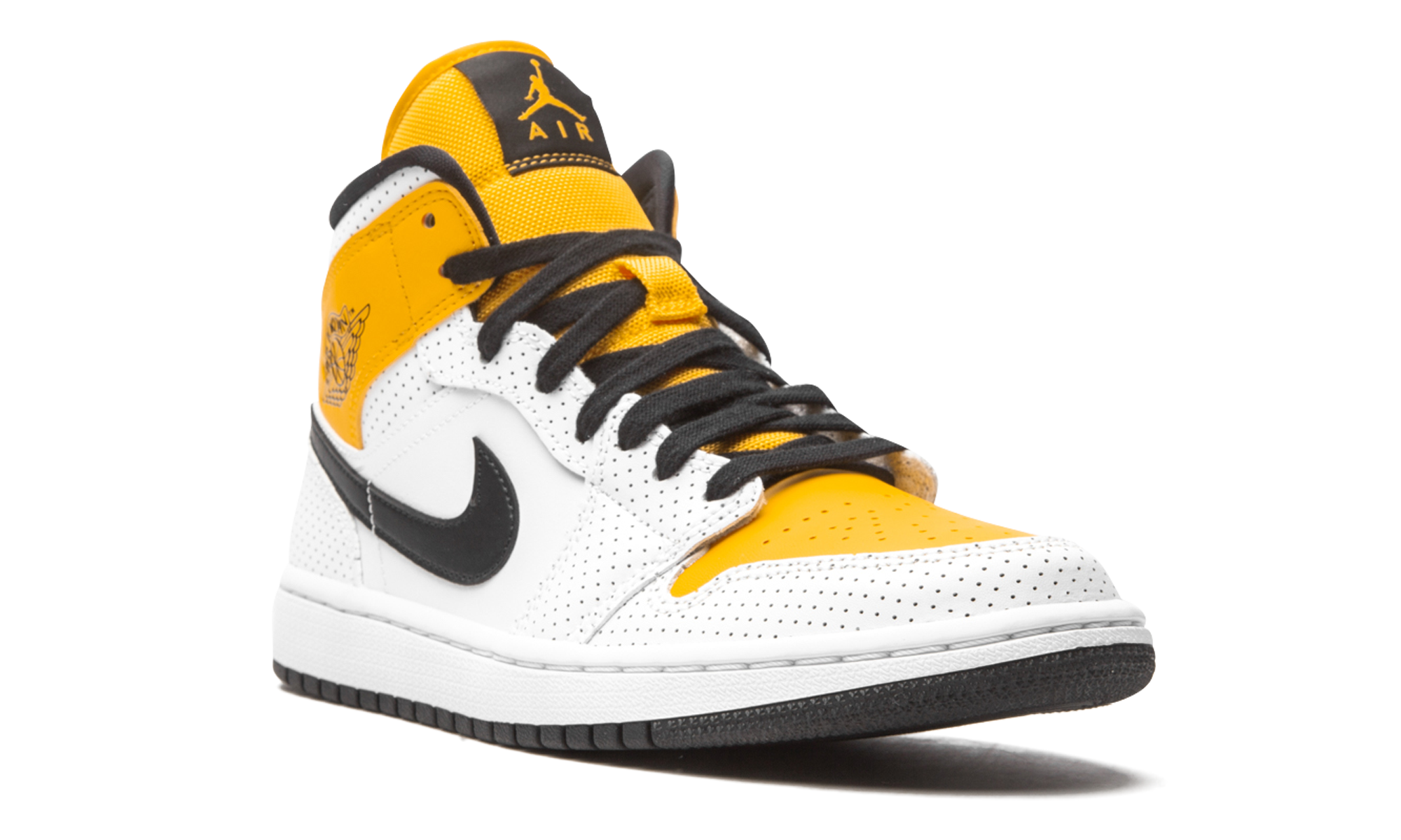 jordan 1 mid laser orange women s+BQ6472-107+diagnol right view